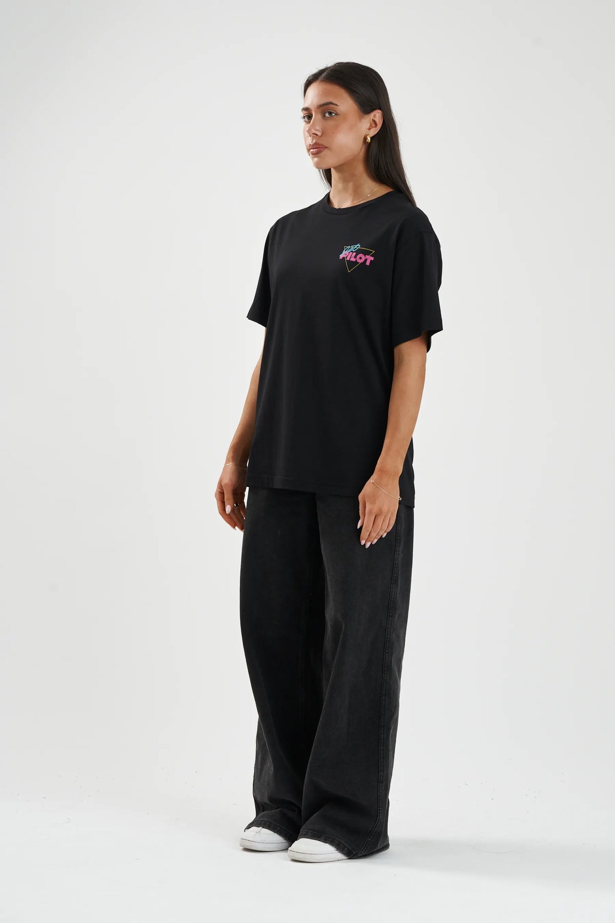 Jetpilot 40th Anniversary Ladies Tee - Black