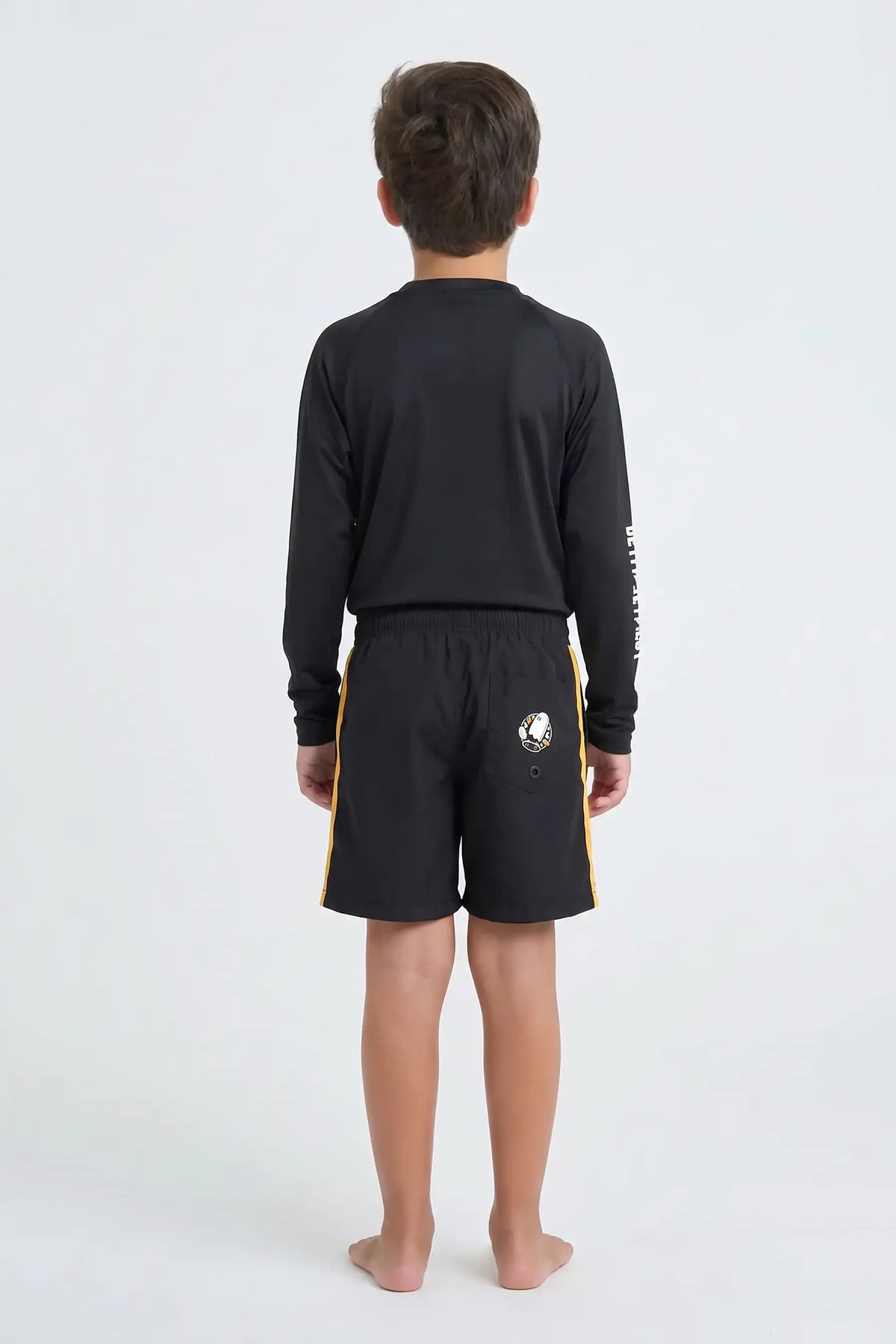 Jetpilot Youth Ghost Boardshort - Black