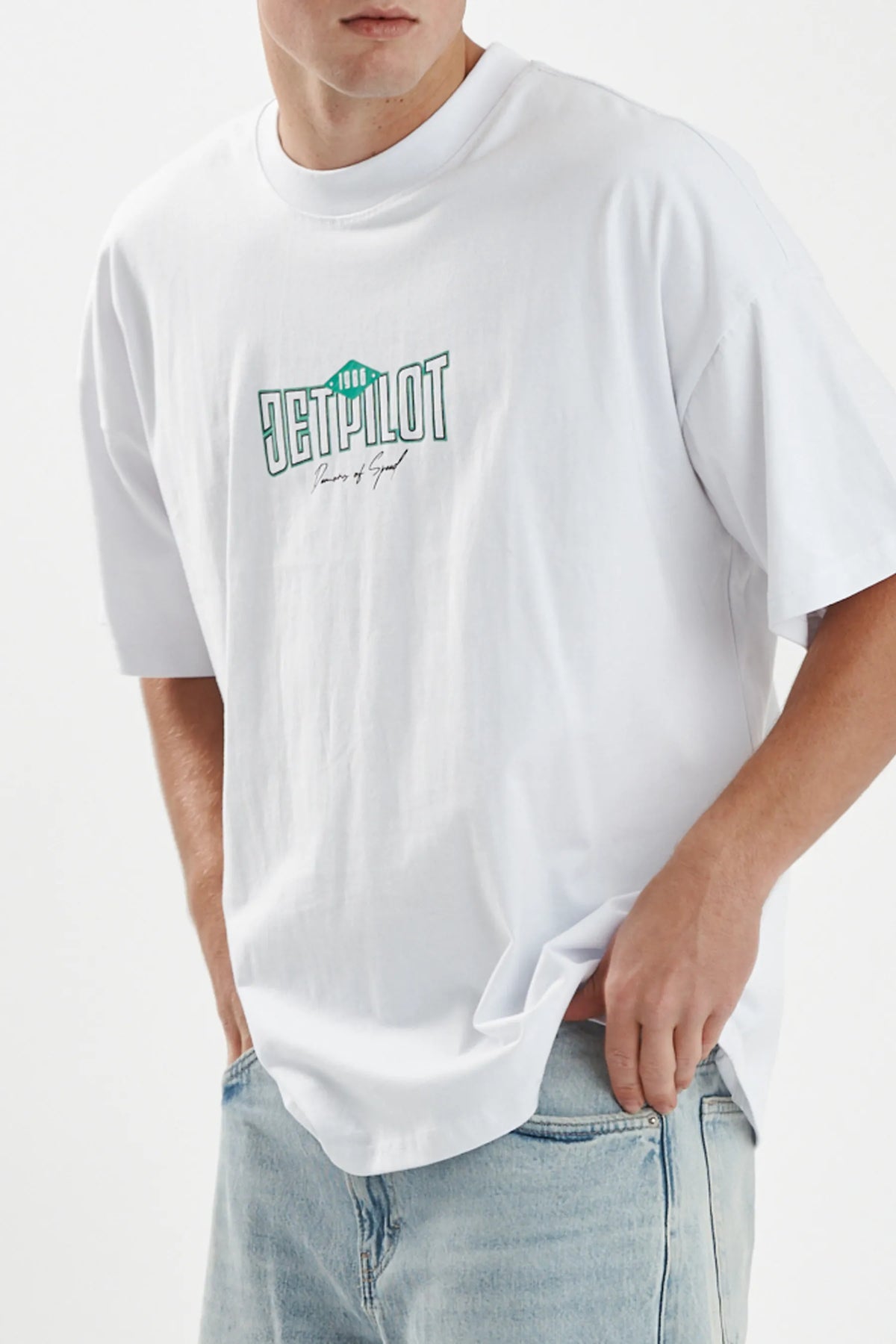 Jetpilot Demons Of Speed Mens Tee - White