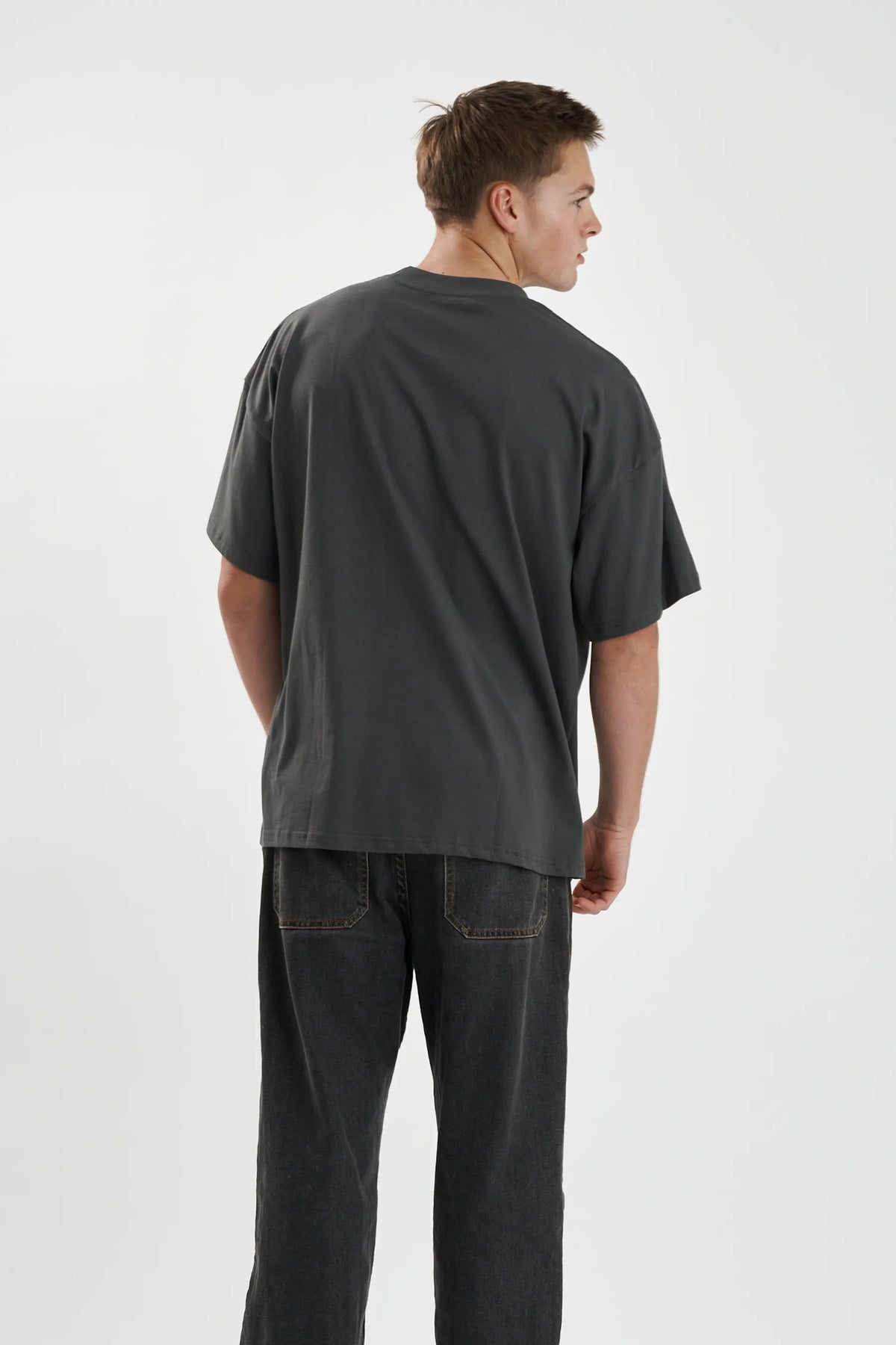 Jetpilot HQ Mens Tee - Grey