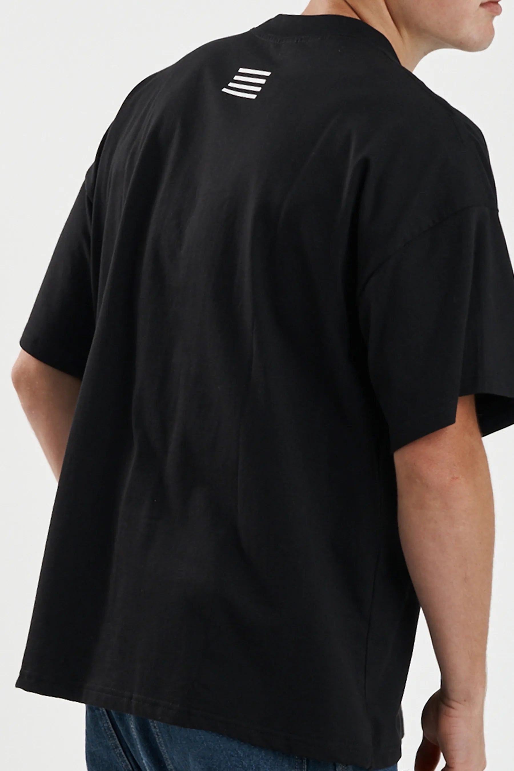 Jetpilot Vault Core mens oversized graphic tee in Black — view 7 of 11
