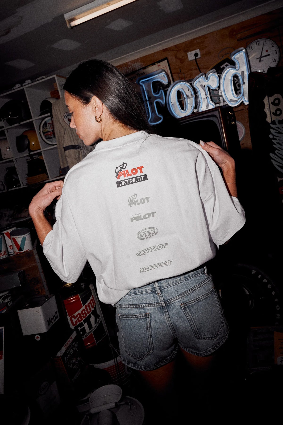 Jetpilot 40th Anniversary Tee - White