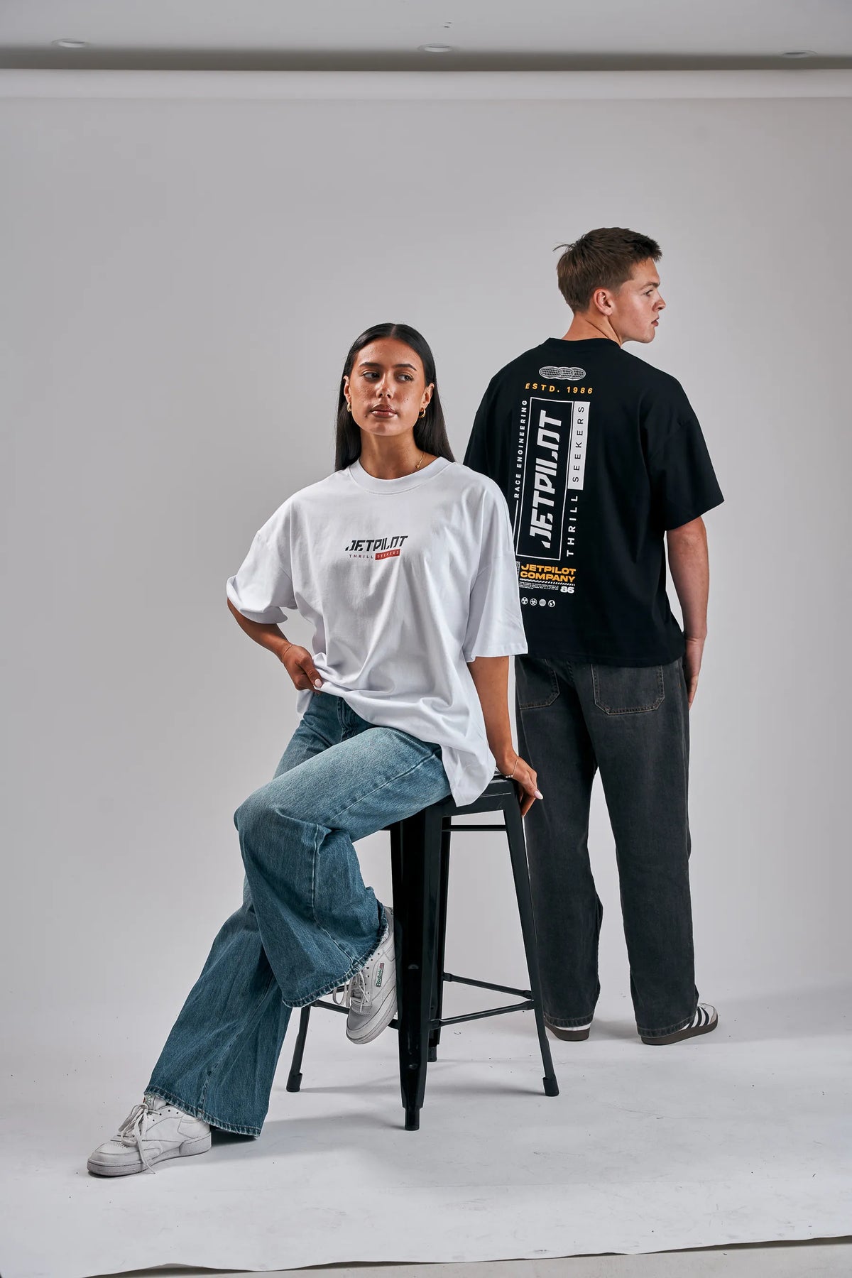 Jetpilot 86 Worldwide Tee - White