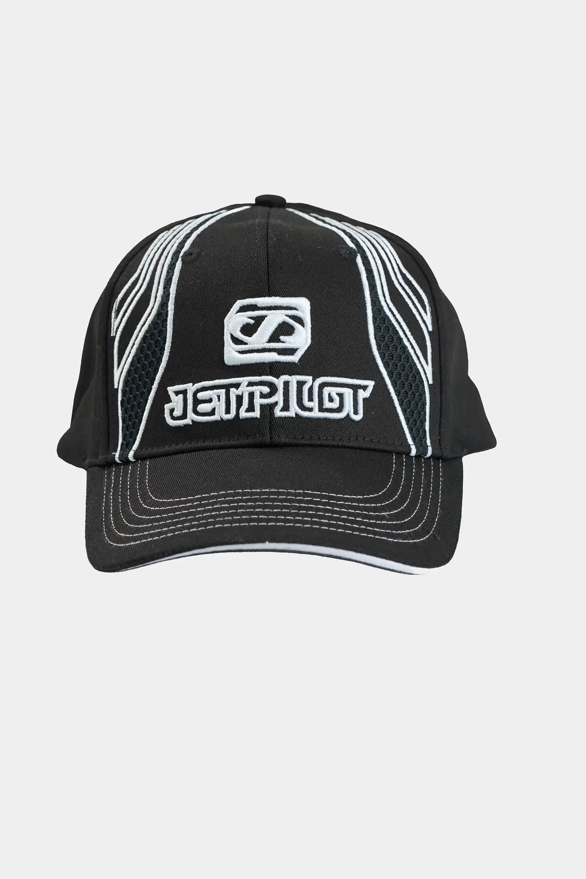 Jetpilot Moto Mens Flexfit Cap - Black