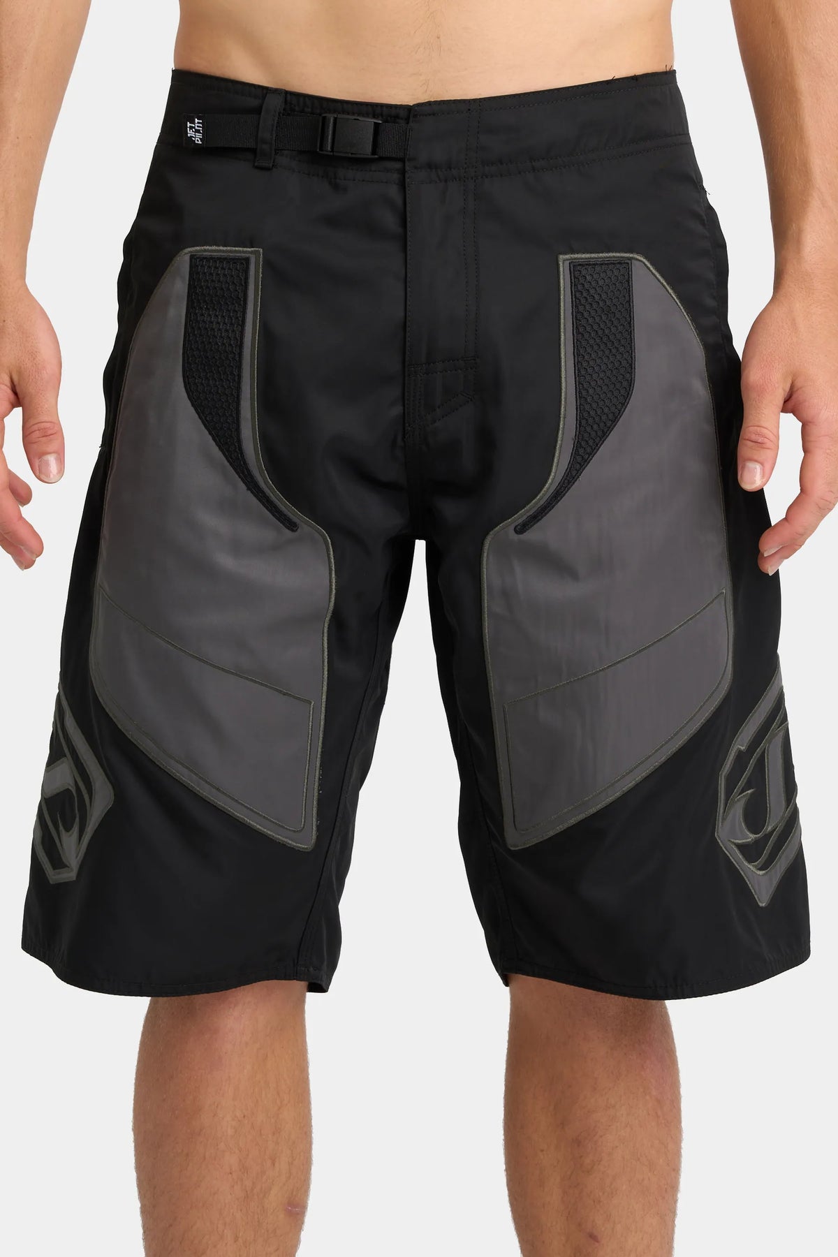 Jetpilot Vintage Moto Mens Boardshort - Black