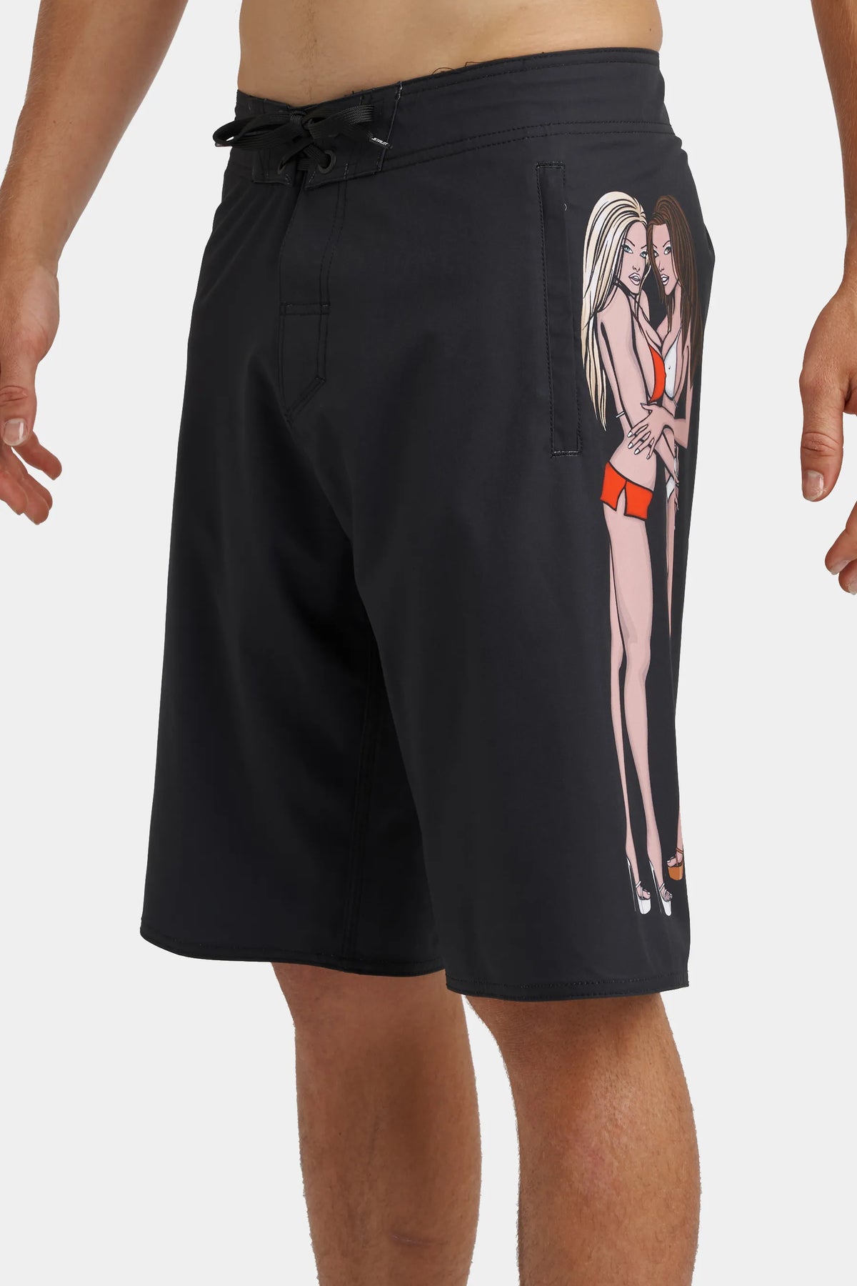 Jetpilot Just Friends Mens Boardshort - Black