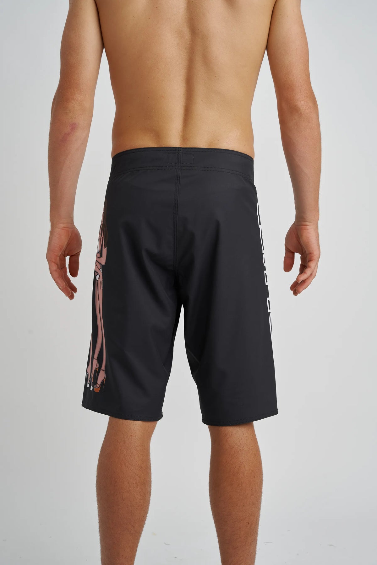 Jetpilot Just Friends mens board shorts in Black — view 9 of 10