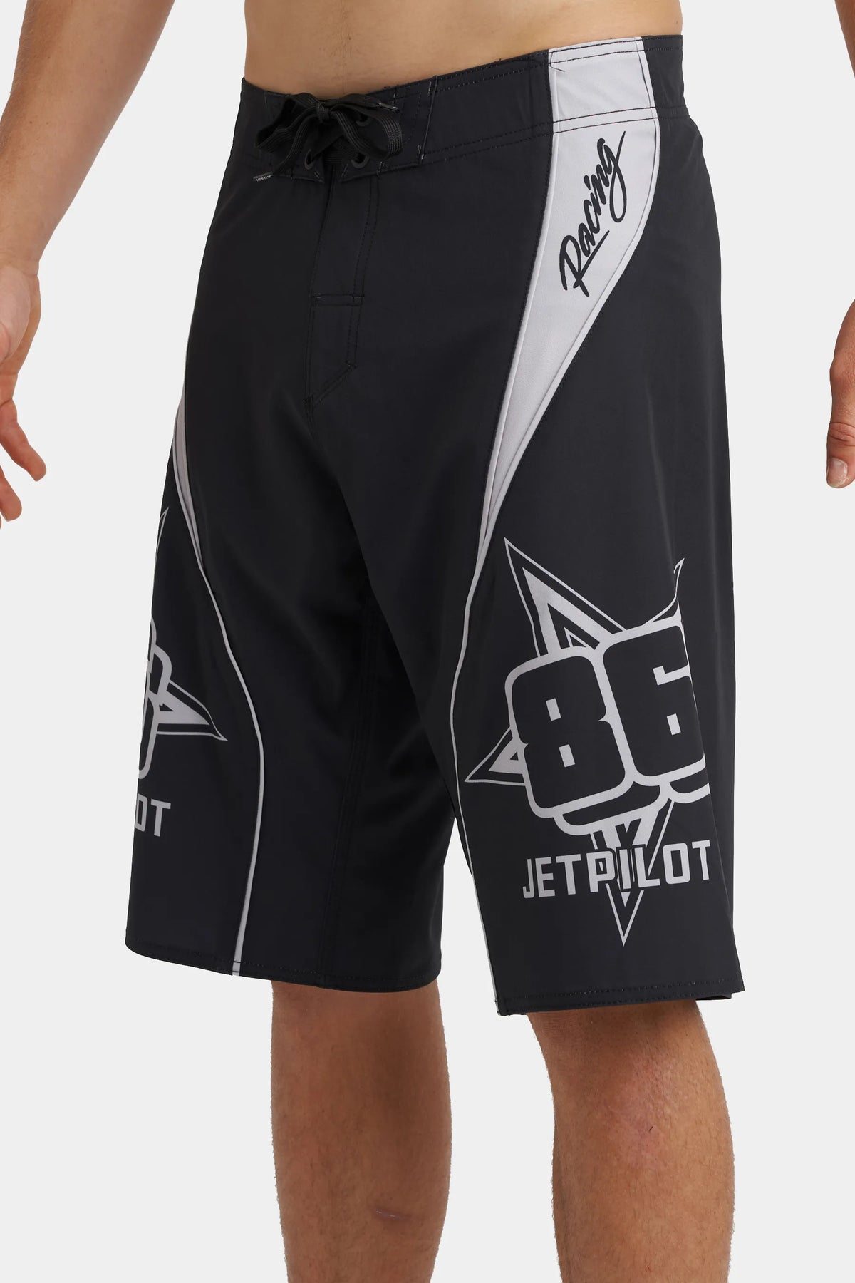 Jetpilot Race Fan Mens Boardshort - Black