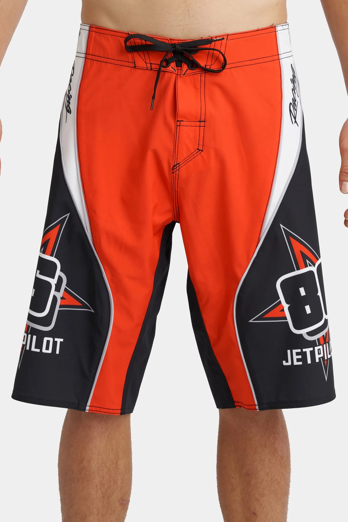 Jetpilot Race Fan Mens Boardshort - Red
