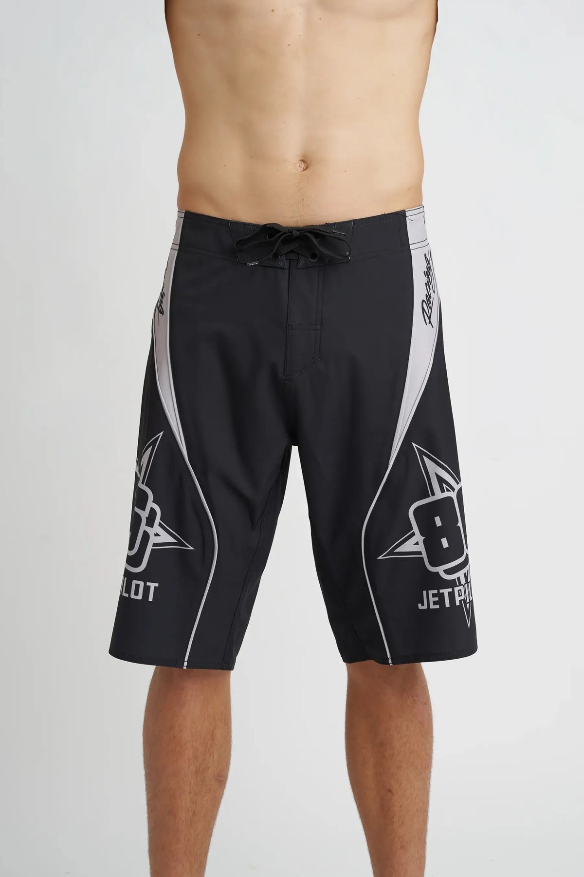 Jetpilot Race Fan Mens Boardshort - Black