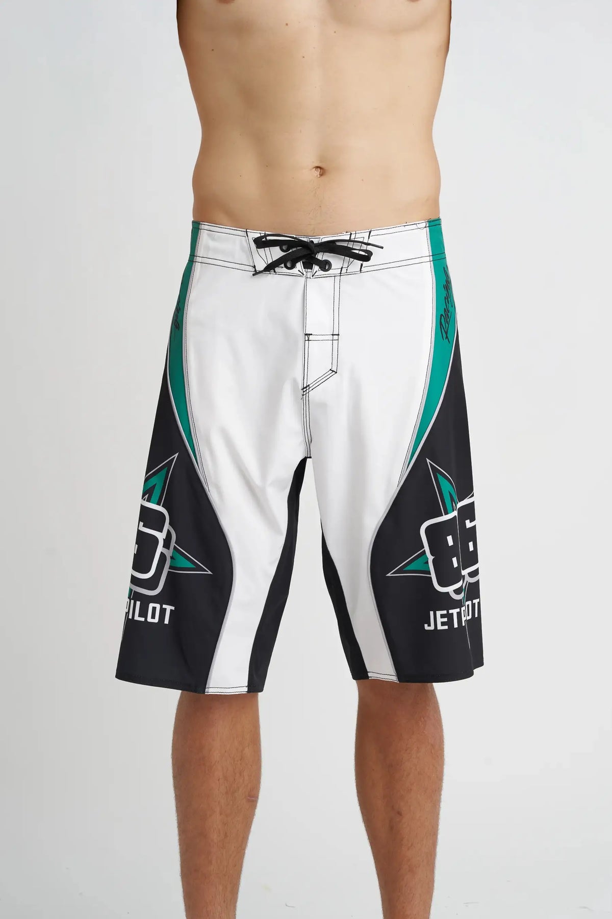 Jetpilot Race Fan Mens Boardshort - White