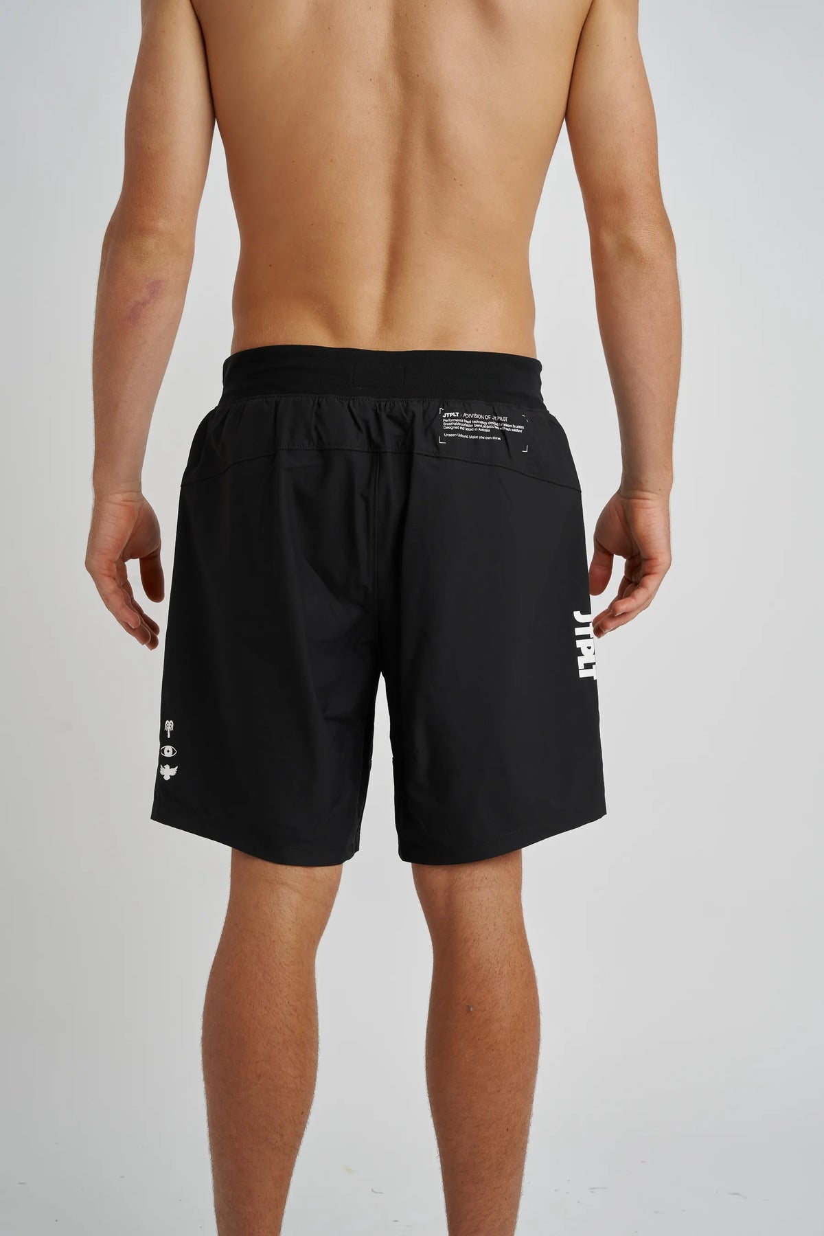 Jetpilot Performance mens ride shorts in Black — view 5 of 8