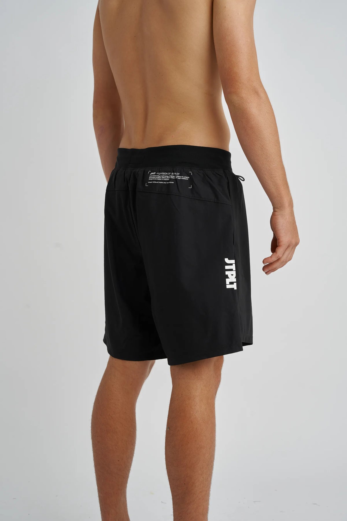 Jetpilot Performance mens ride shorts in Black — view 6 of 8