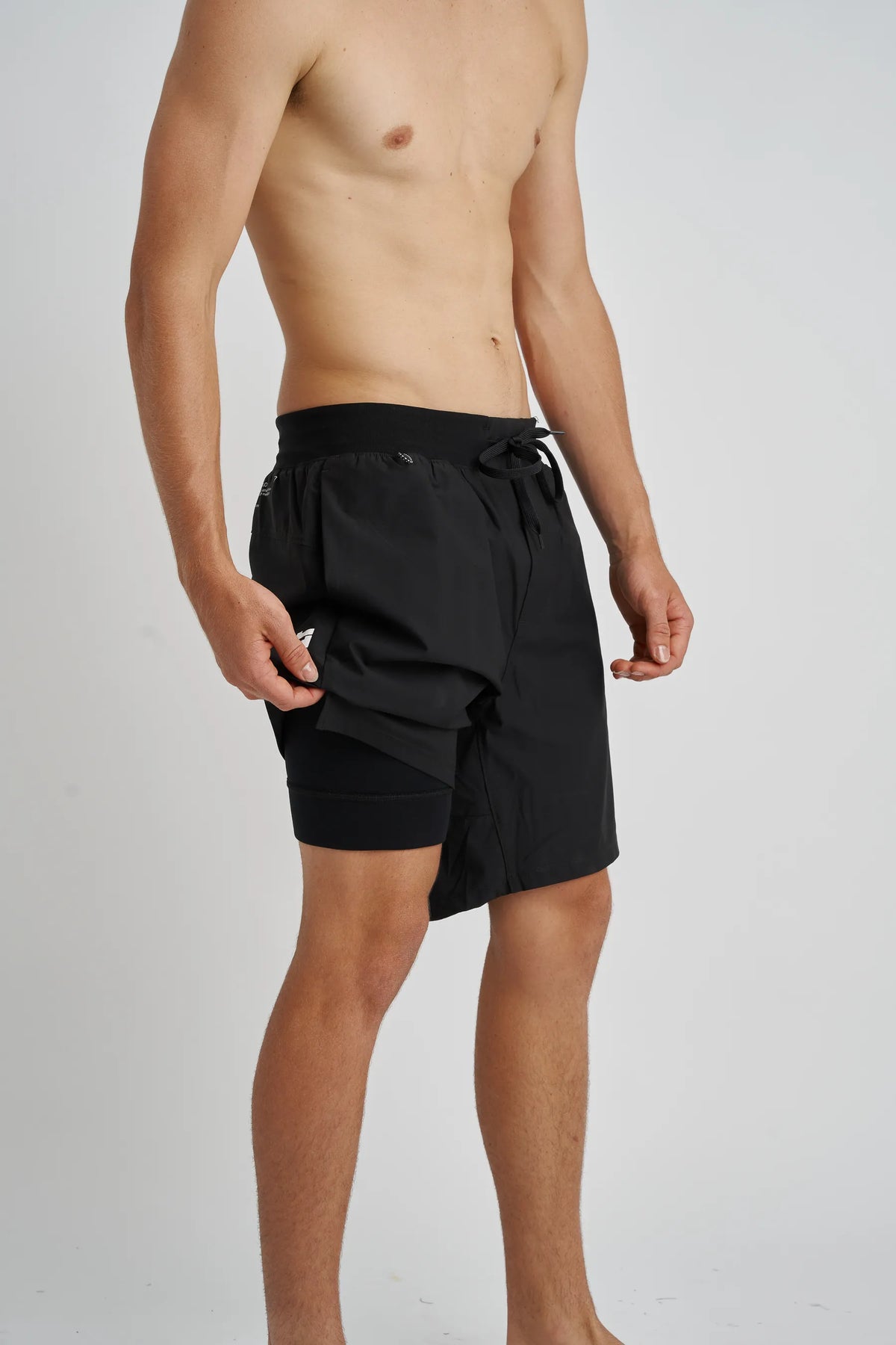 Jetpilot Performance mens ride shorts in Black — view 8 of 8