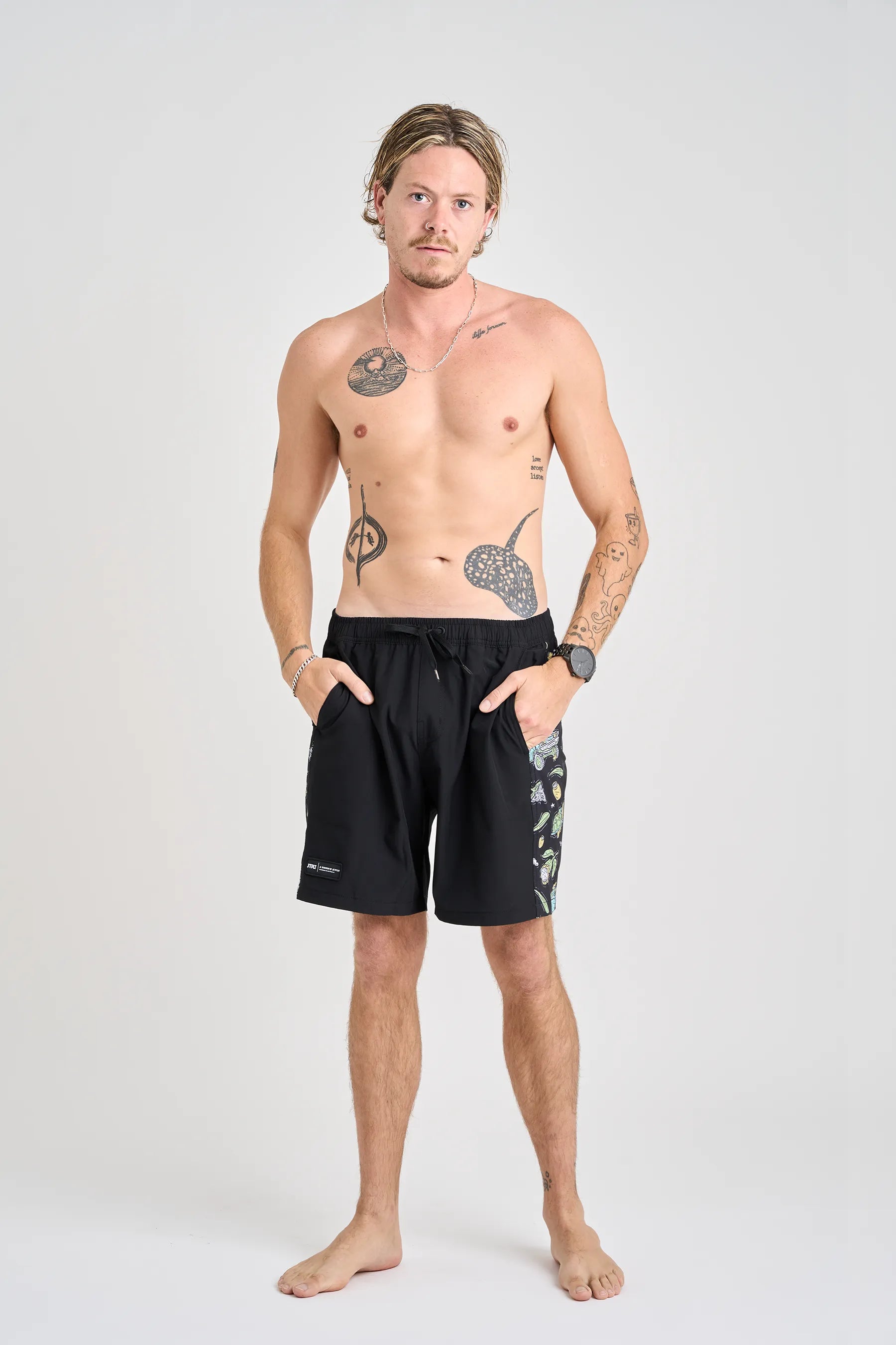 JTPLT x Hads - Boardshorts - Black