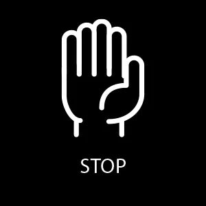 Jetpilot Tube Hand Signal - Stop