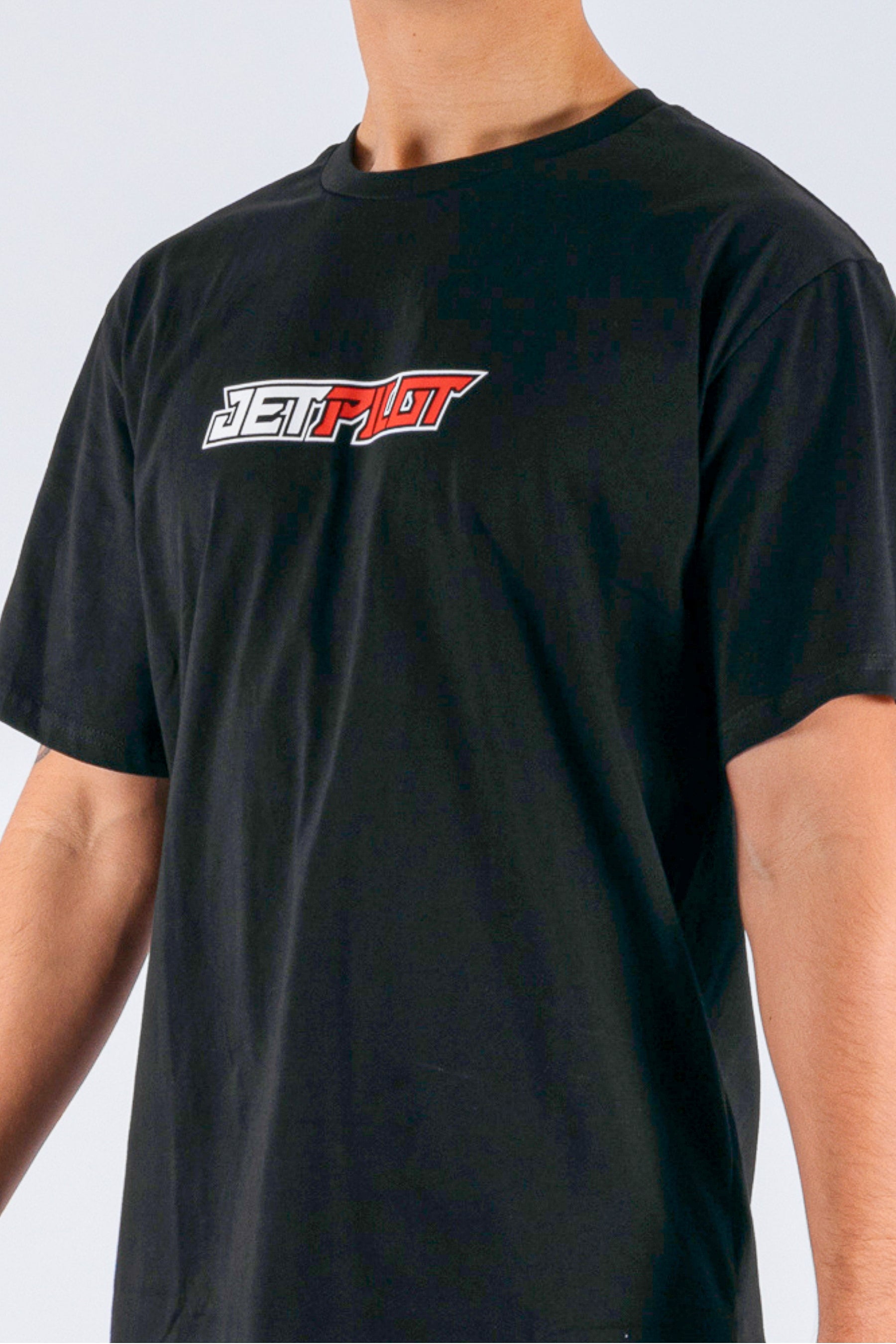 Jetpilot Tough Spinal Tee - Black/White - photo 5 — view 5 (3)