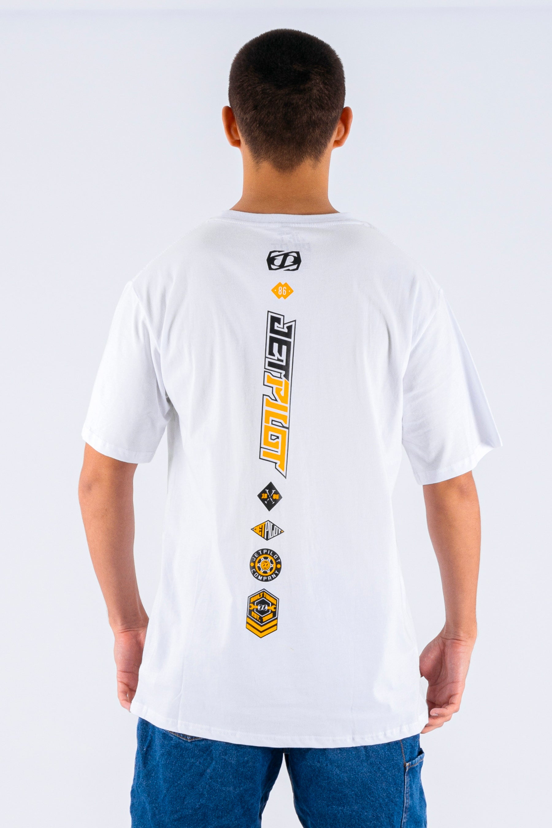 Jetpilot Tough Spinal Tee - White - photo 4 — view 2 (3)