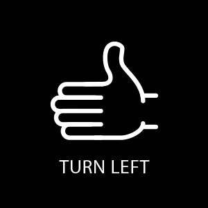 Jetpilot Tube Hand Signal - Turn Left