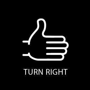 Jetpilot Tube Hand Signal - Turn Right