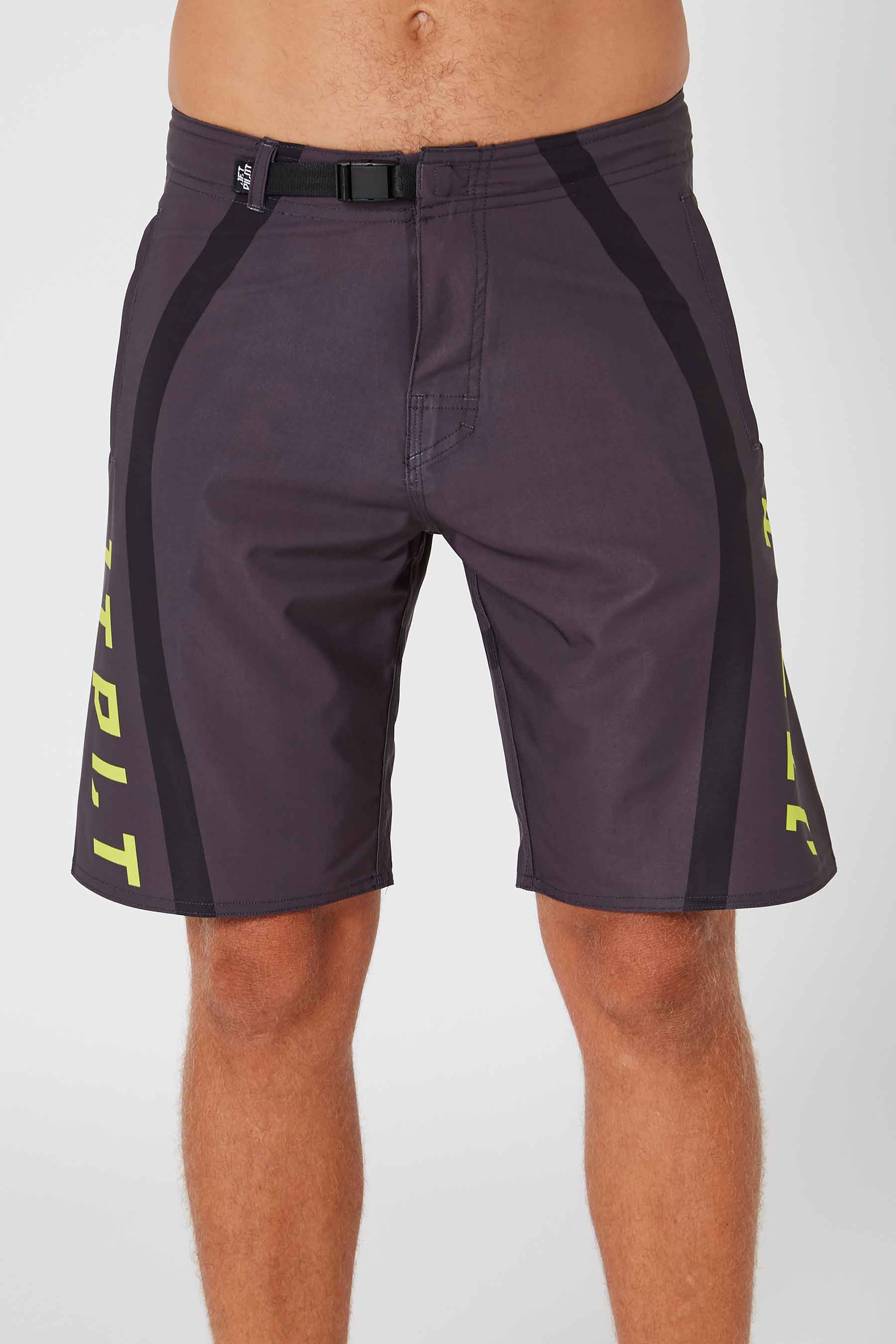 Jetpilot Vault Apex Mens Boardshorts - Charcoal/Yellow