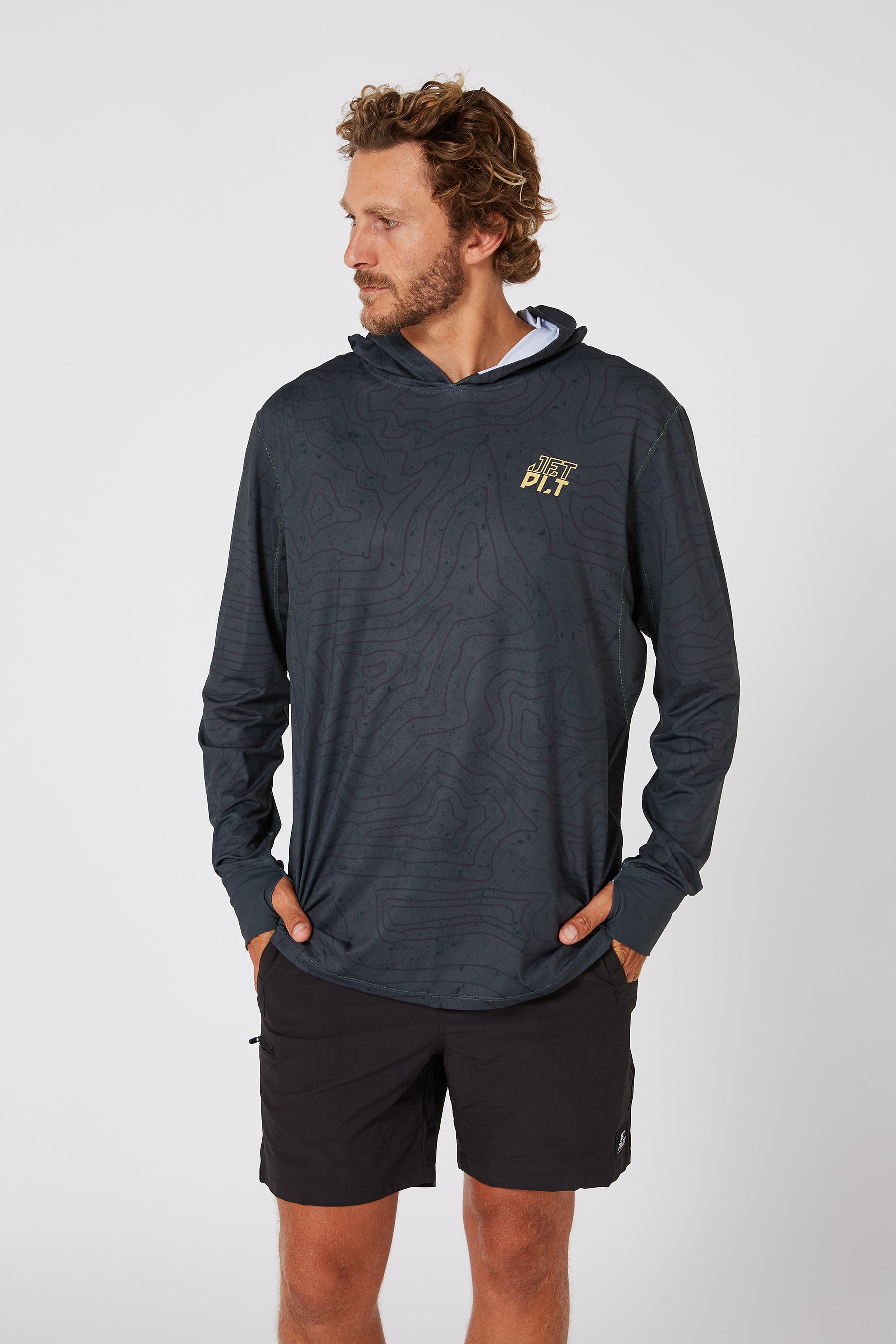 Jetpilot Venture Ls Fishing Mens P/o - Black