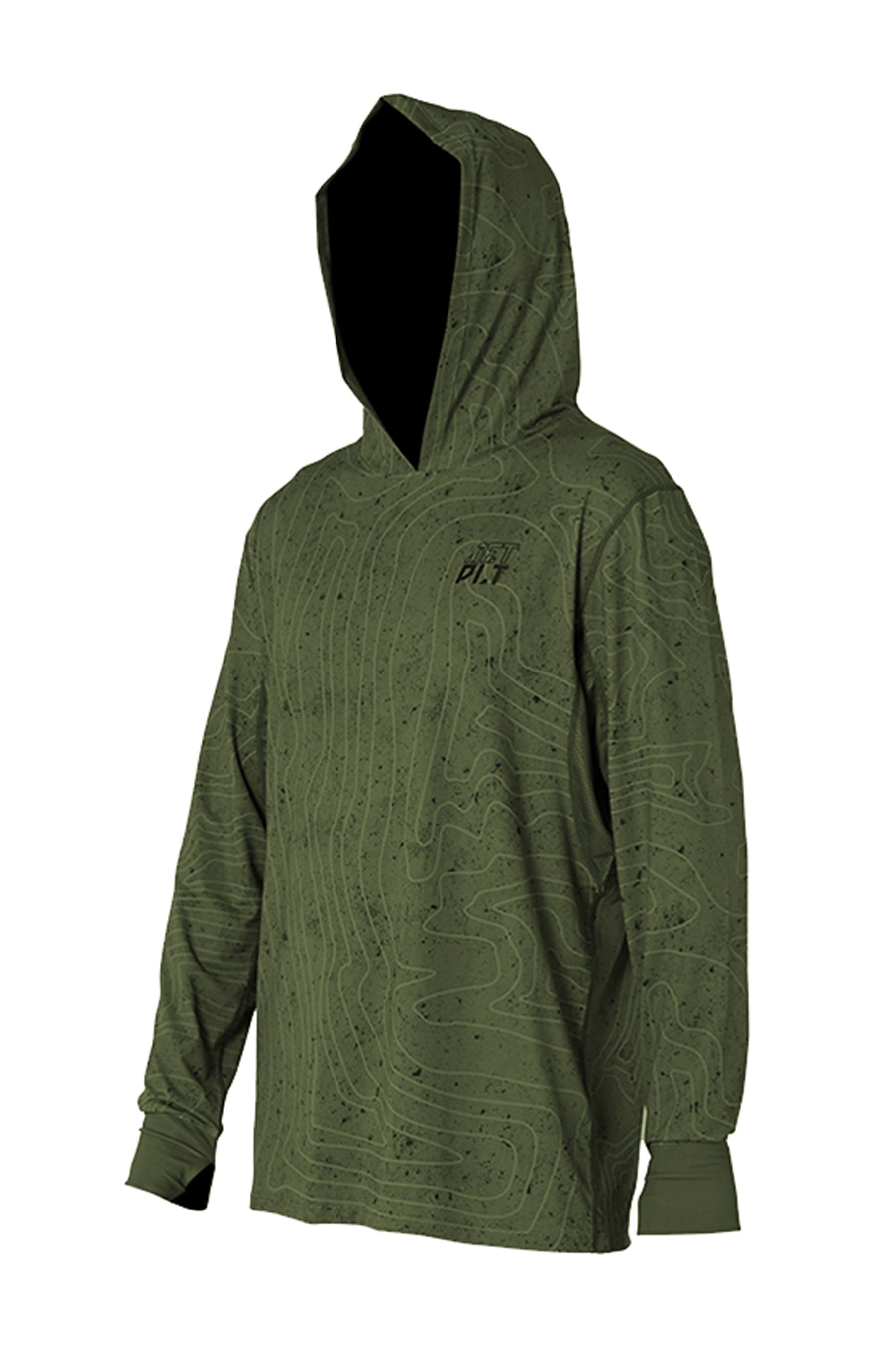 Jetpilot Venture LS Fishing Mens Pullover - Sage