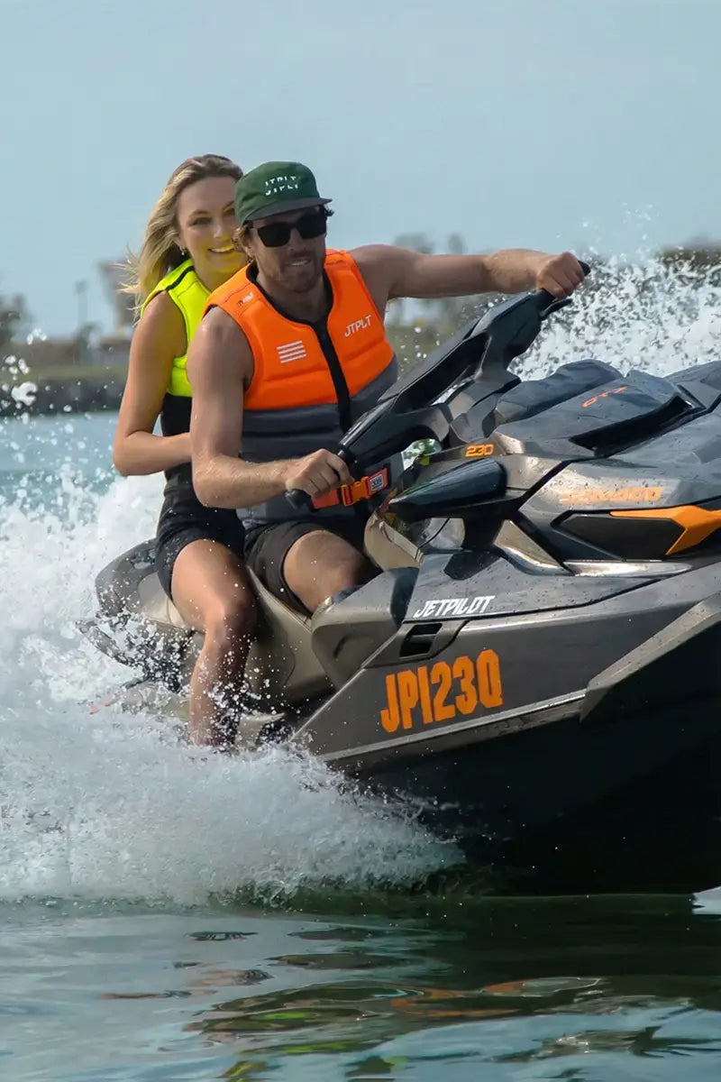 Jetpilot Vault Hyperflex Life Jacket - Charcoal/Orange L50