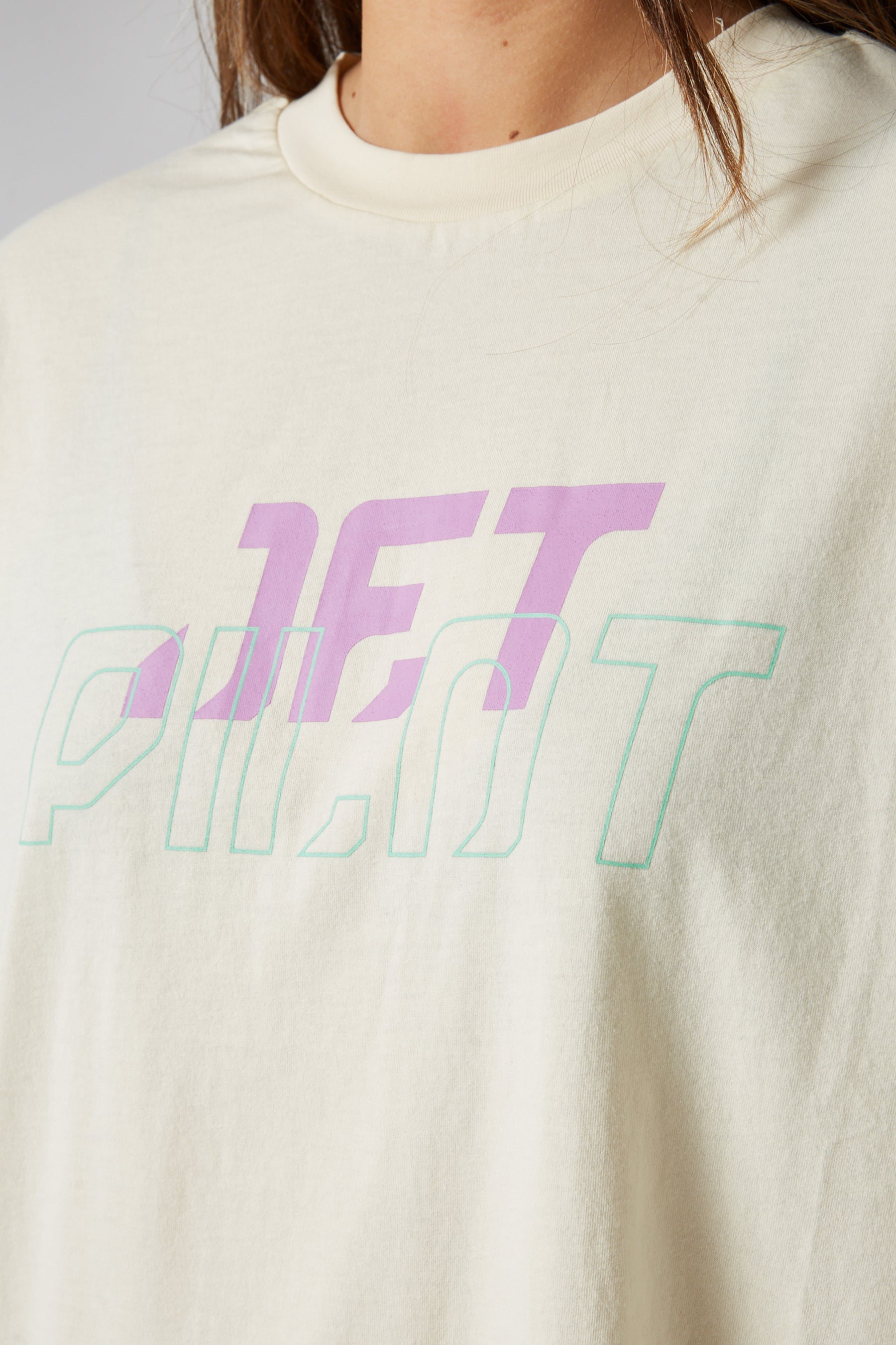 Jetpilot Orbital Ladies S/S Tee - Off White