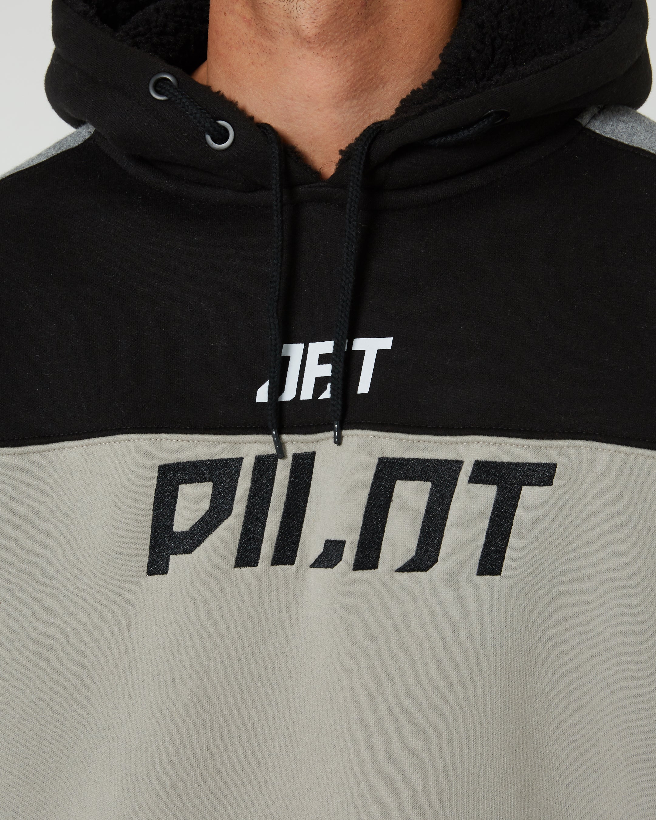 Jetpilot Matrix 2.0 Mens Pullover Hoodie - Putty/White 4