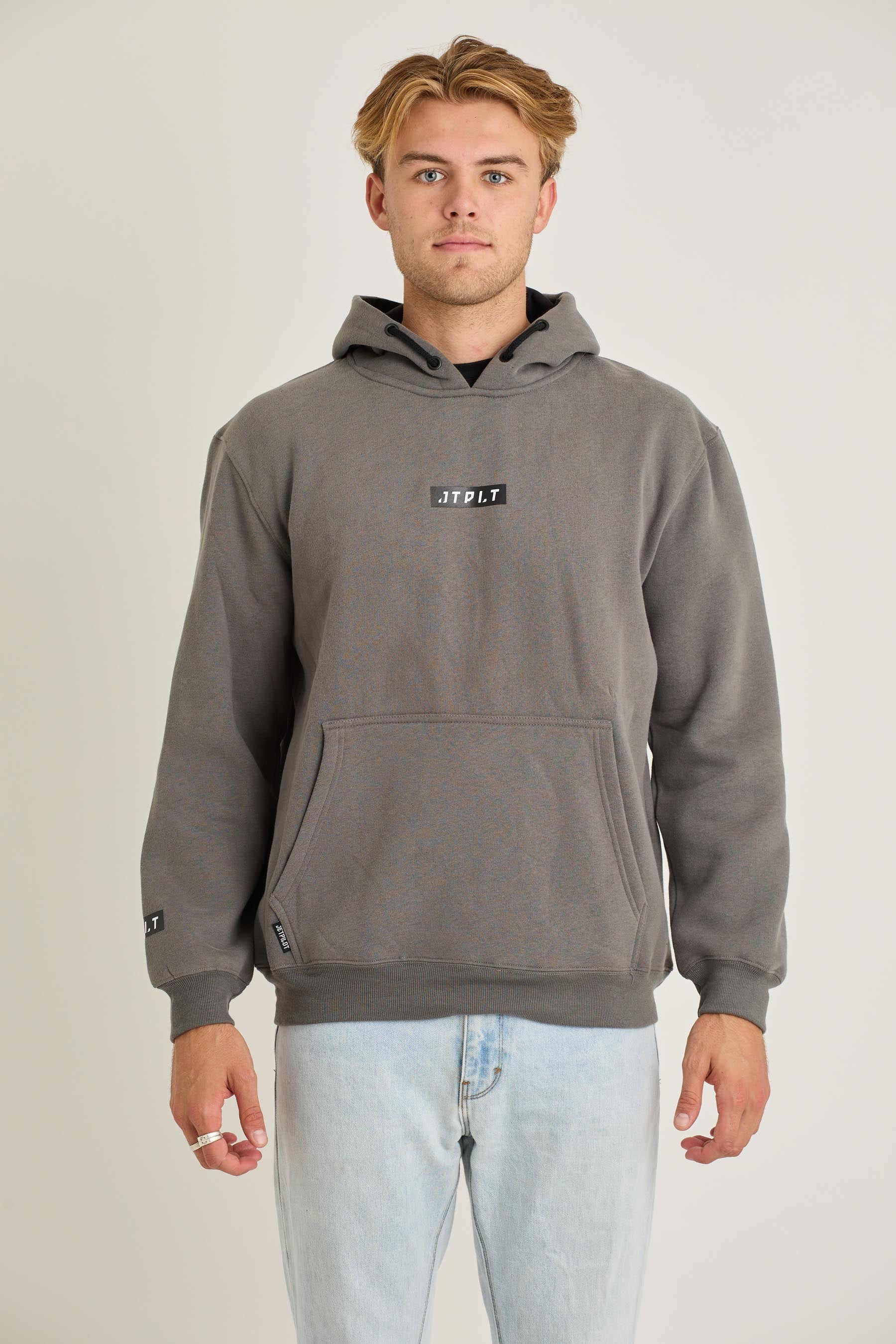 Jetpilot Corp Mens Pullover - Charcoal 3