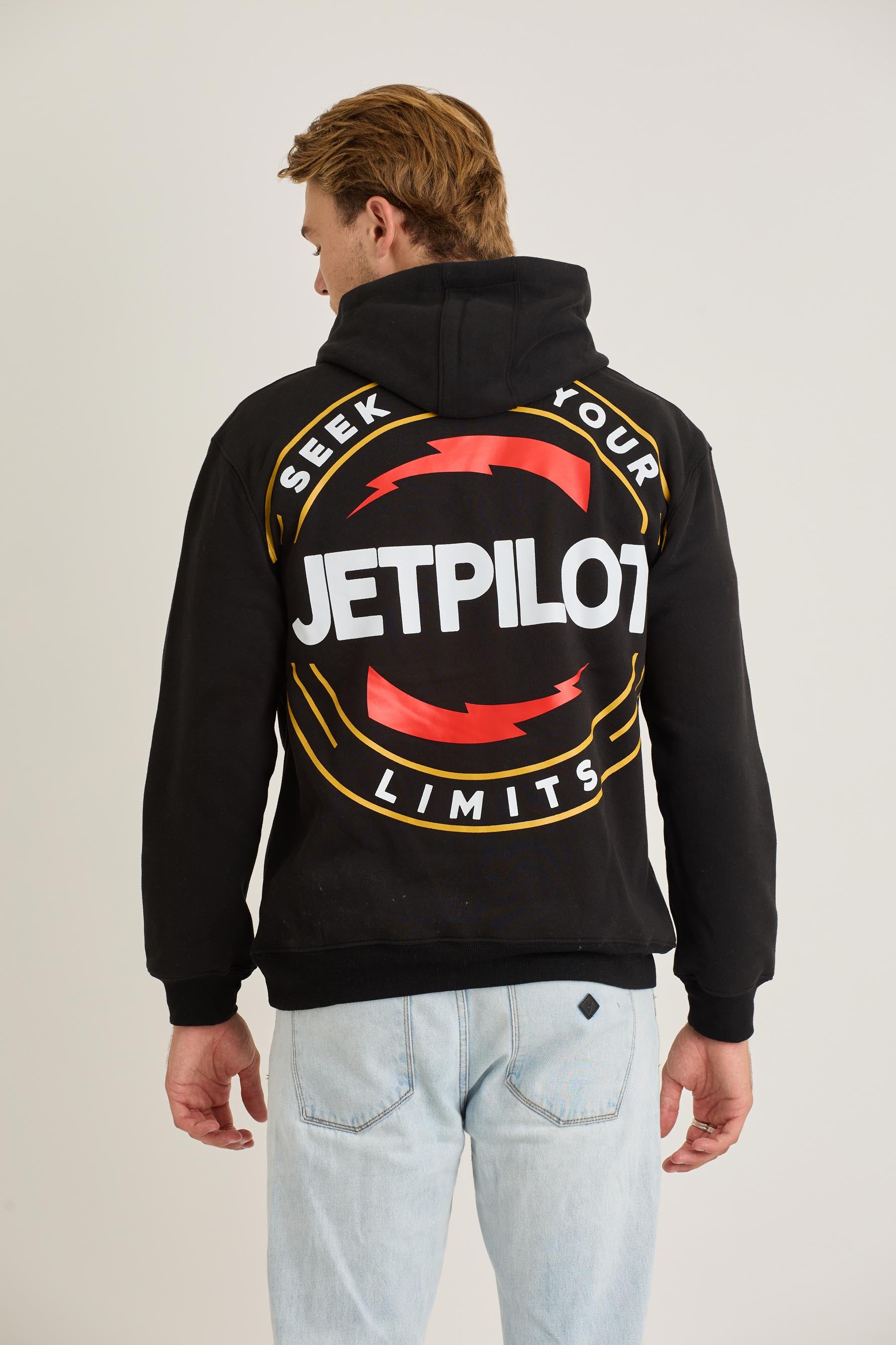 Jetpilot Limits Mens Pullover - Black 2