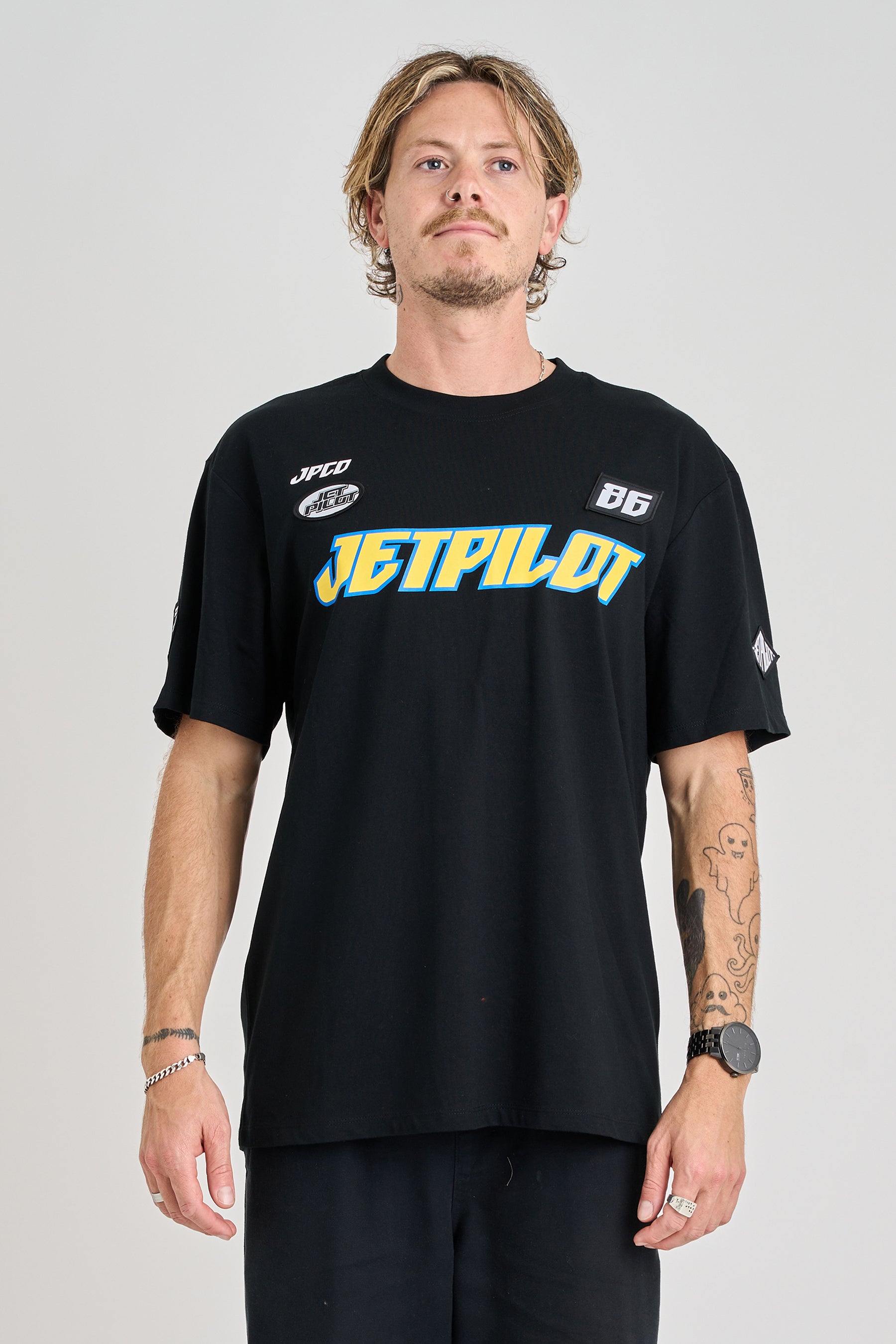 Jetpilot Striker Tee - Black 1