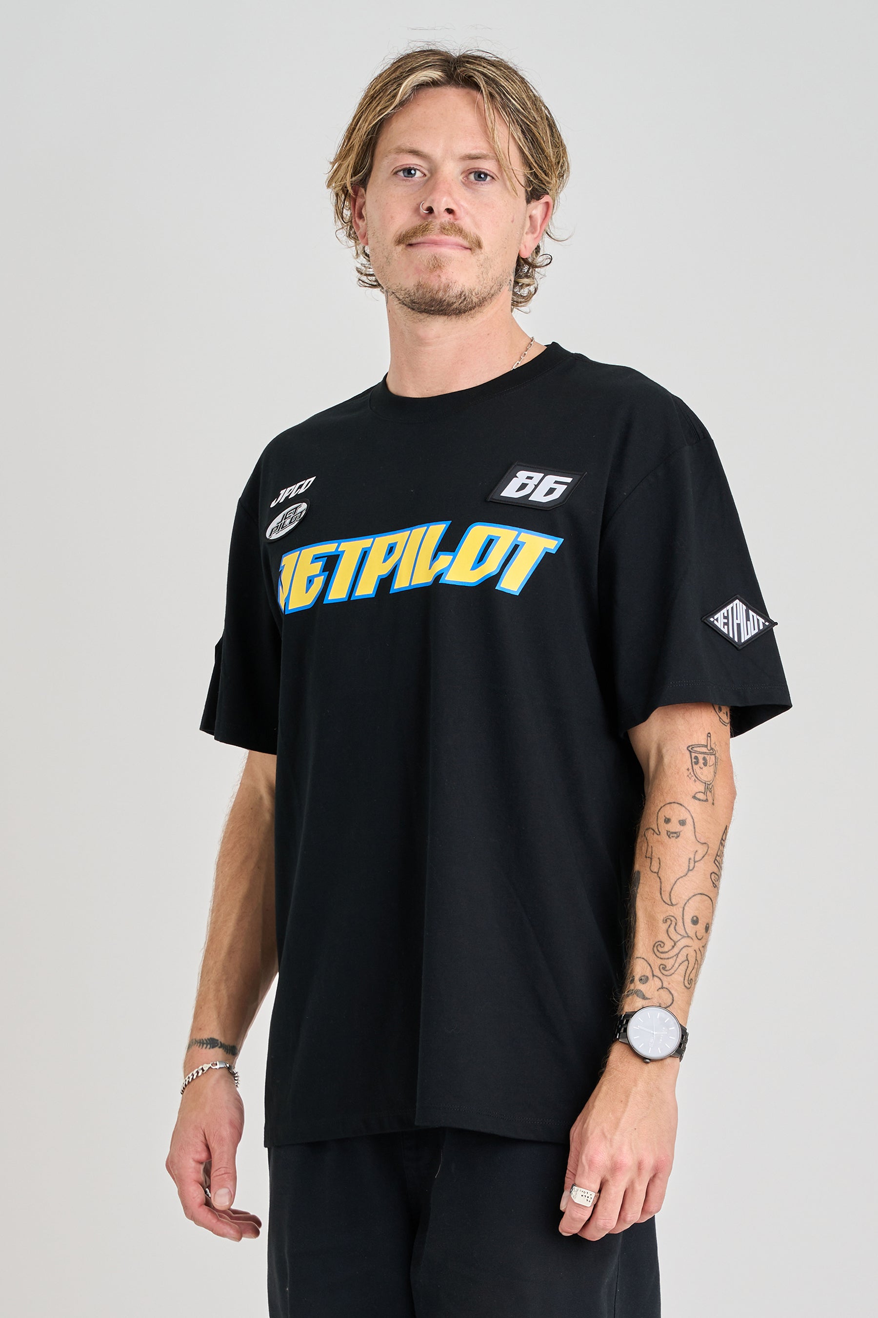 Jetpilot Striker Tee - Black 2