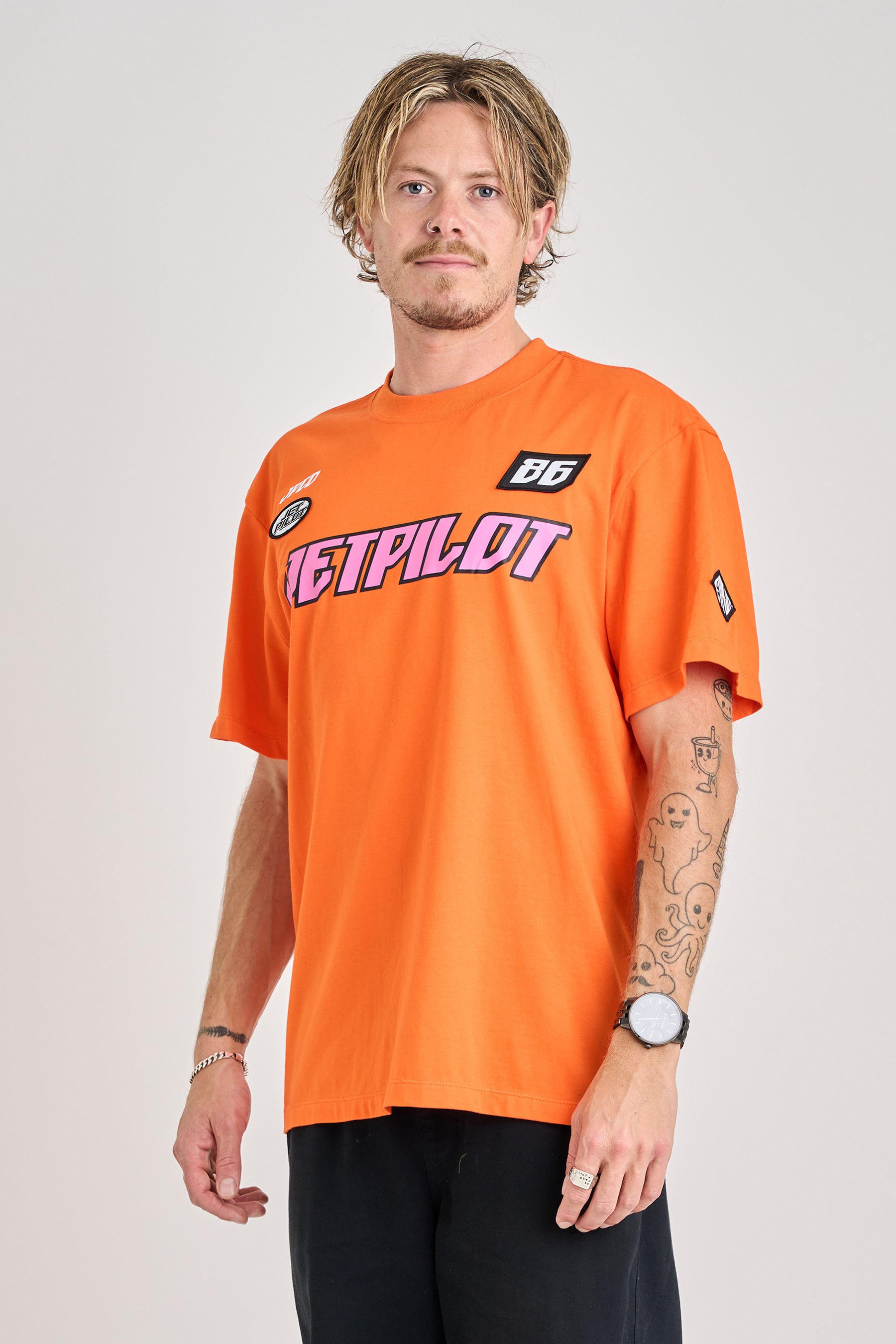 Jetpilot Striker Tee - Orange 2