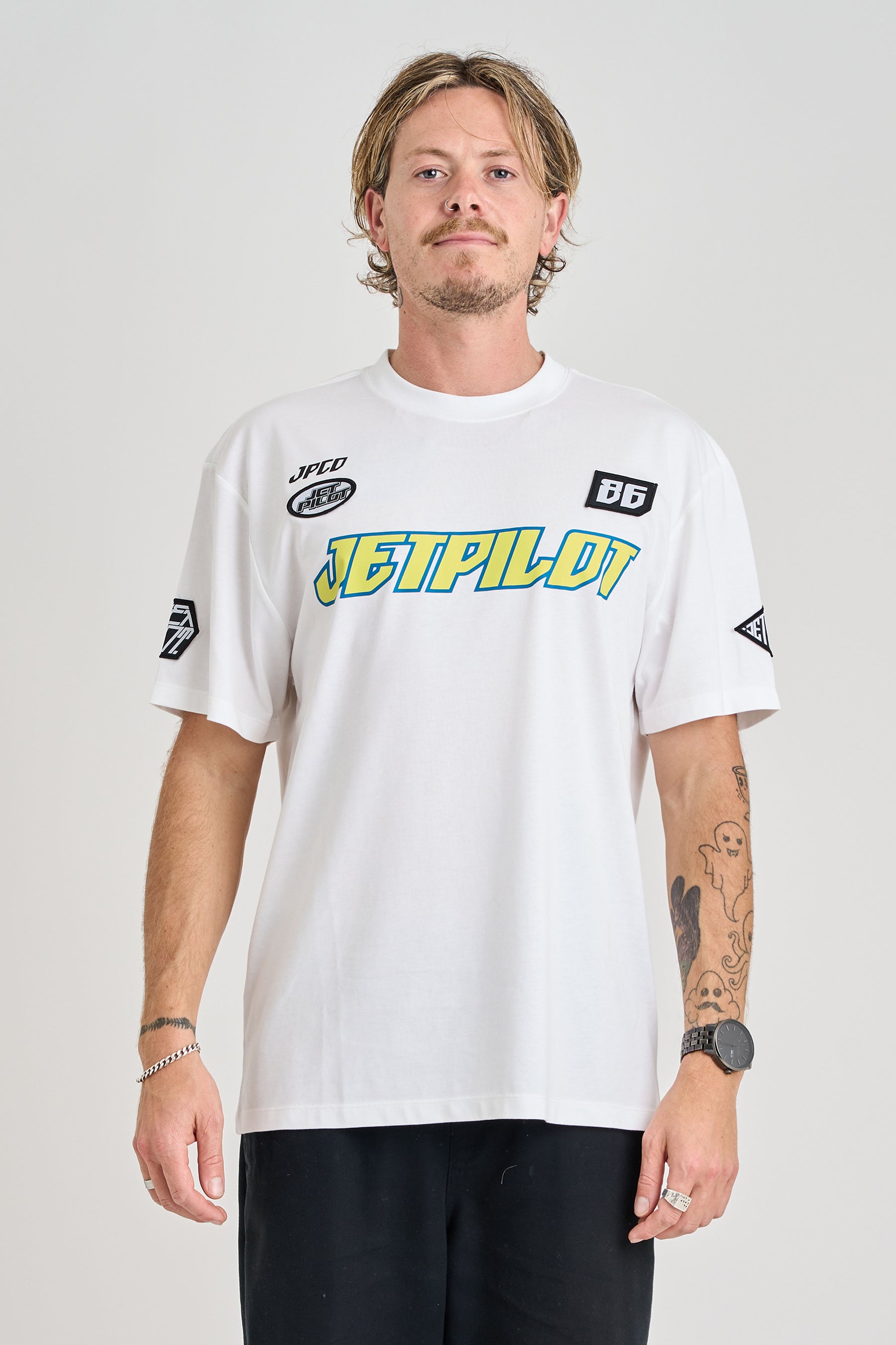 Jetpilot Striker Tee - White 1