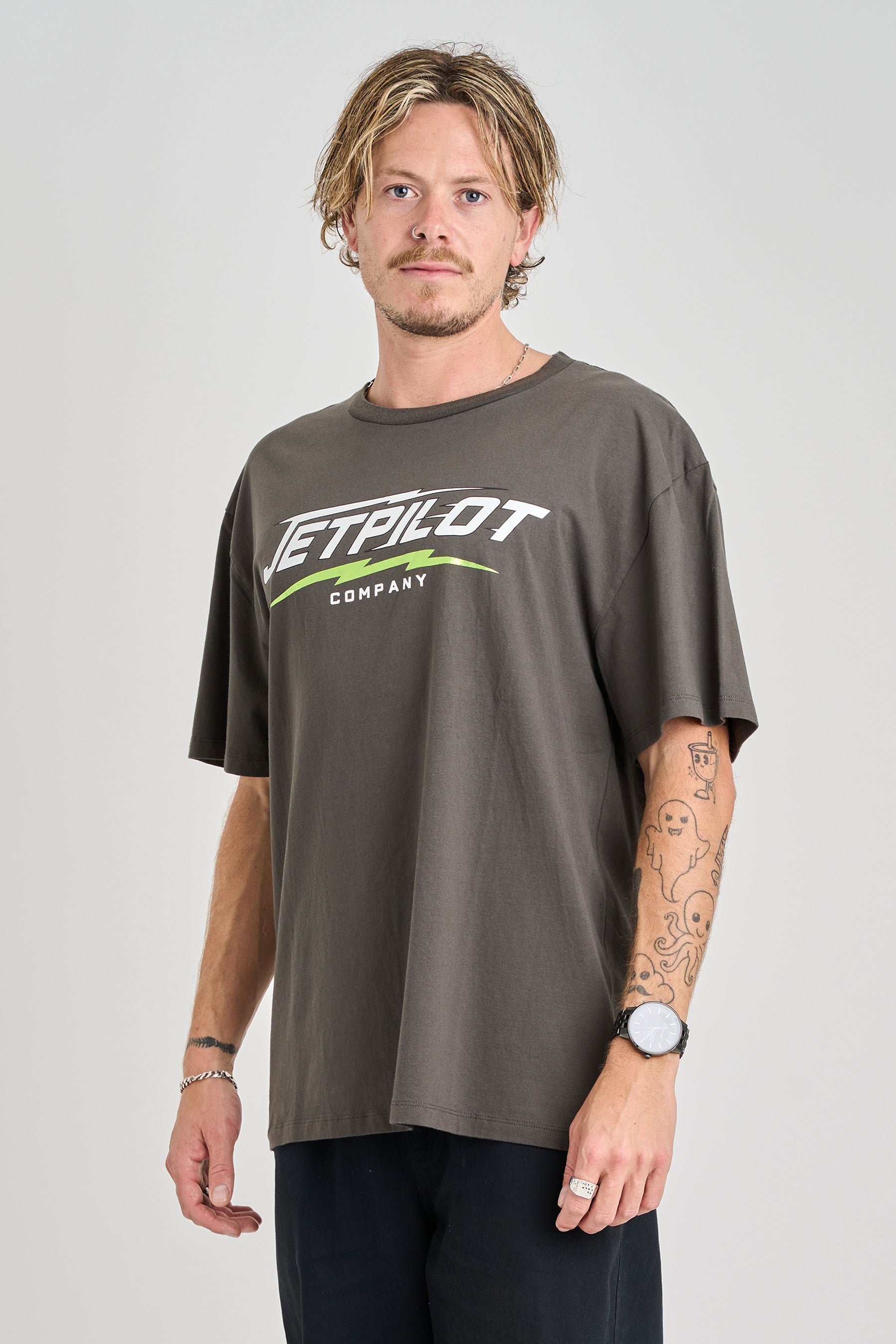 Jetpilot Velocity Tee - Grey 2