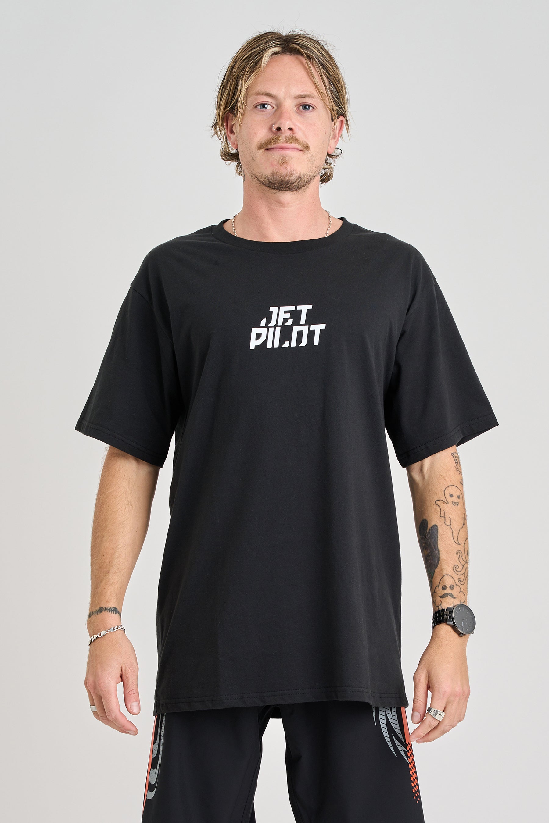  Jetpilot Corp Tee - Black 1