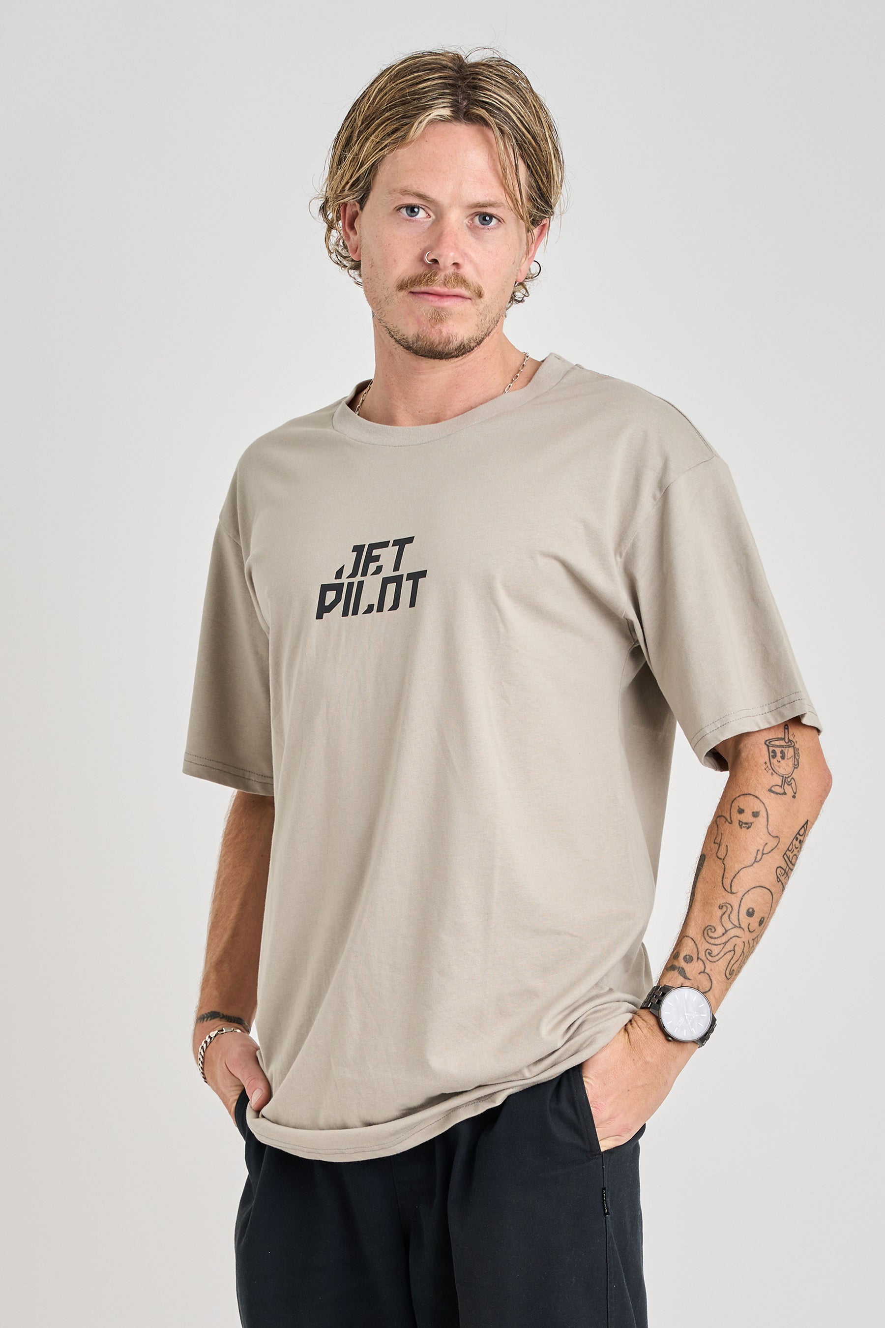 Jetpilot Corp Tee - Storm 2