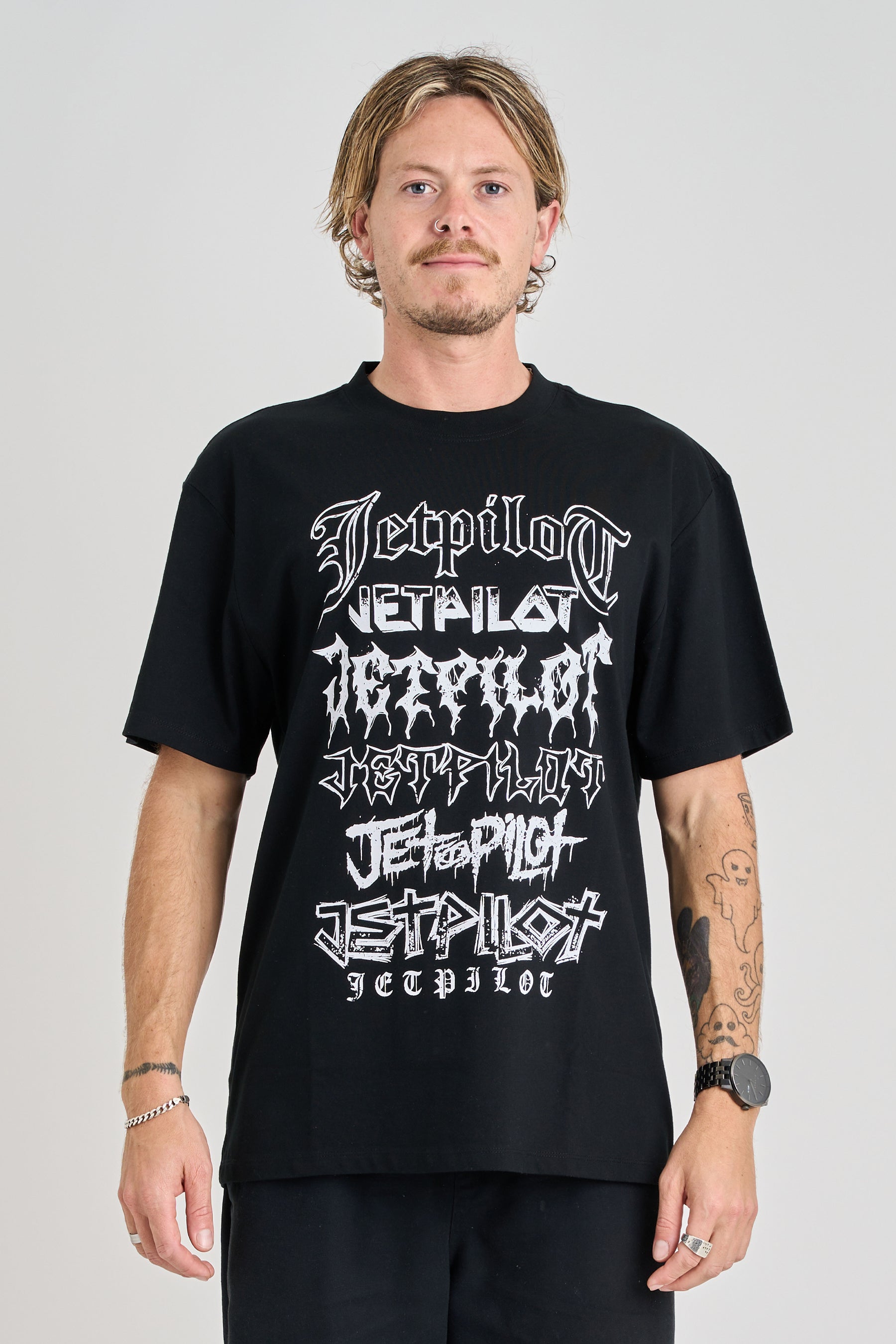 Jetpilot Heavy Tee - Black 1