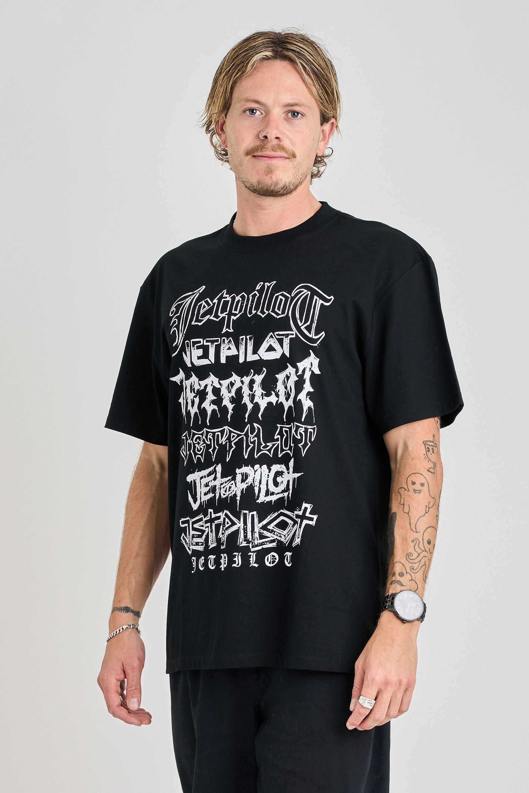 Jetpilot Heavy Tee - Black 2