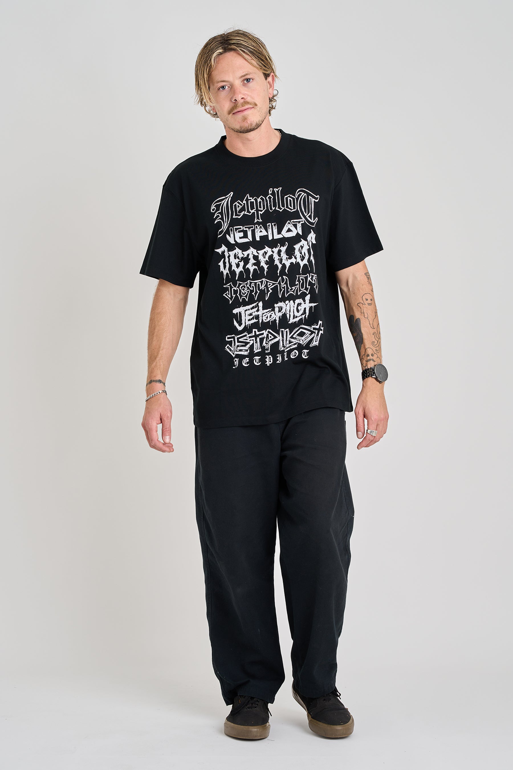 Jetpilot Heavy Tee - Black 4