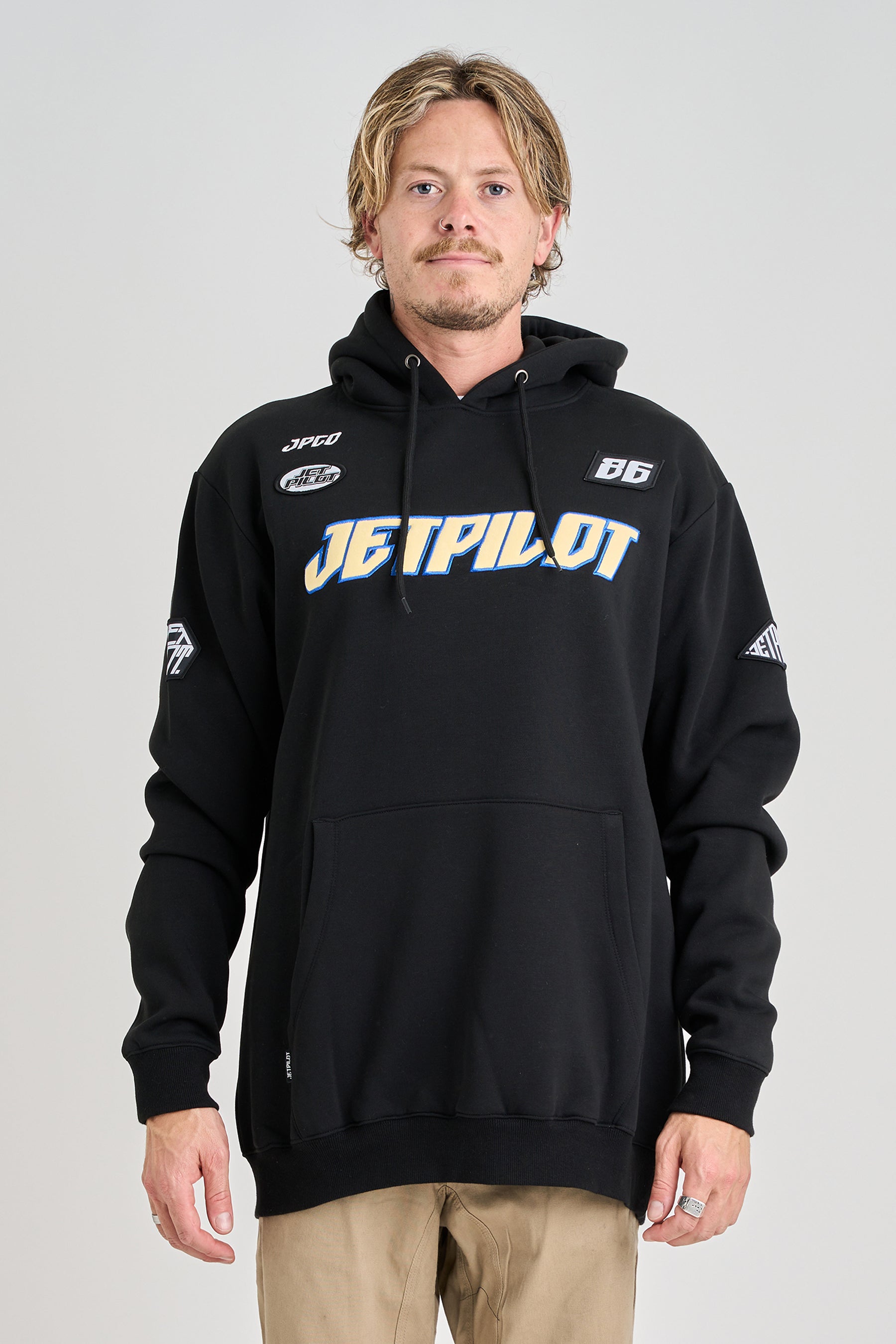 Jetpilot Striker Pull Over - Black