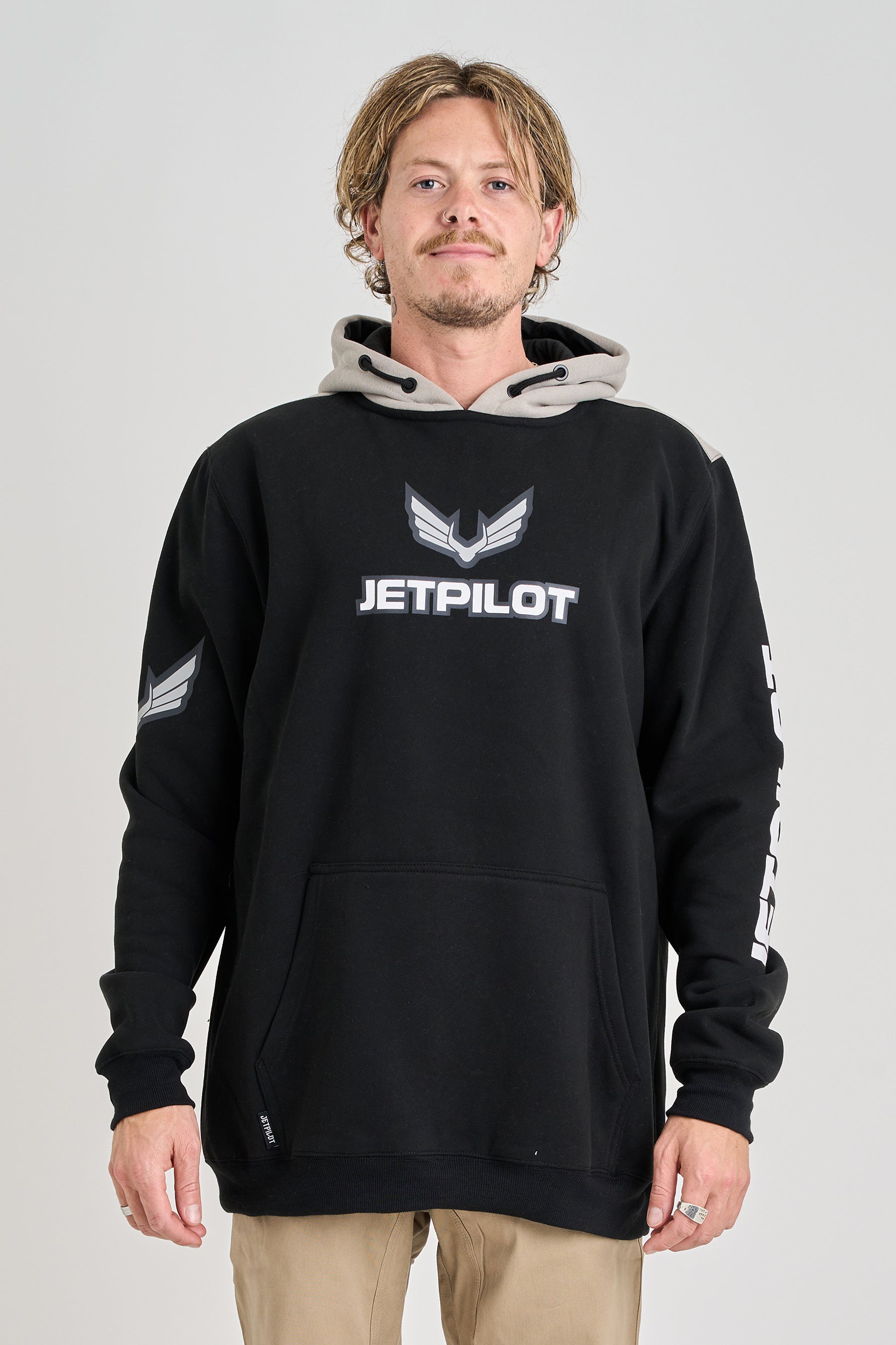 Jetpilot Squadron Pull Over - Black 