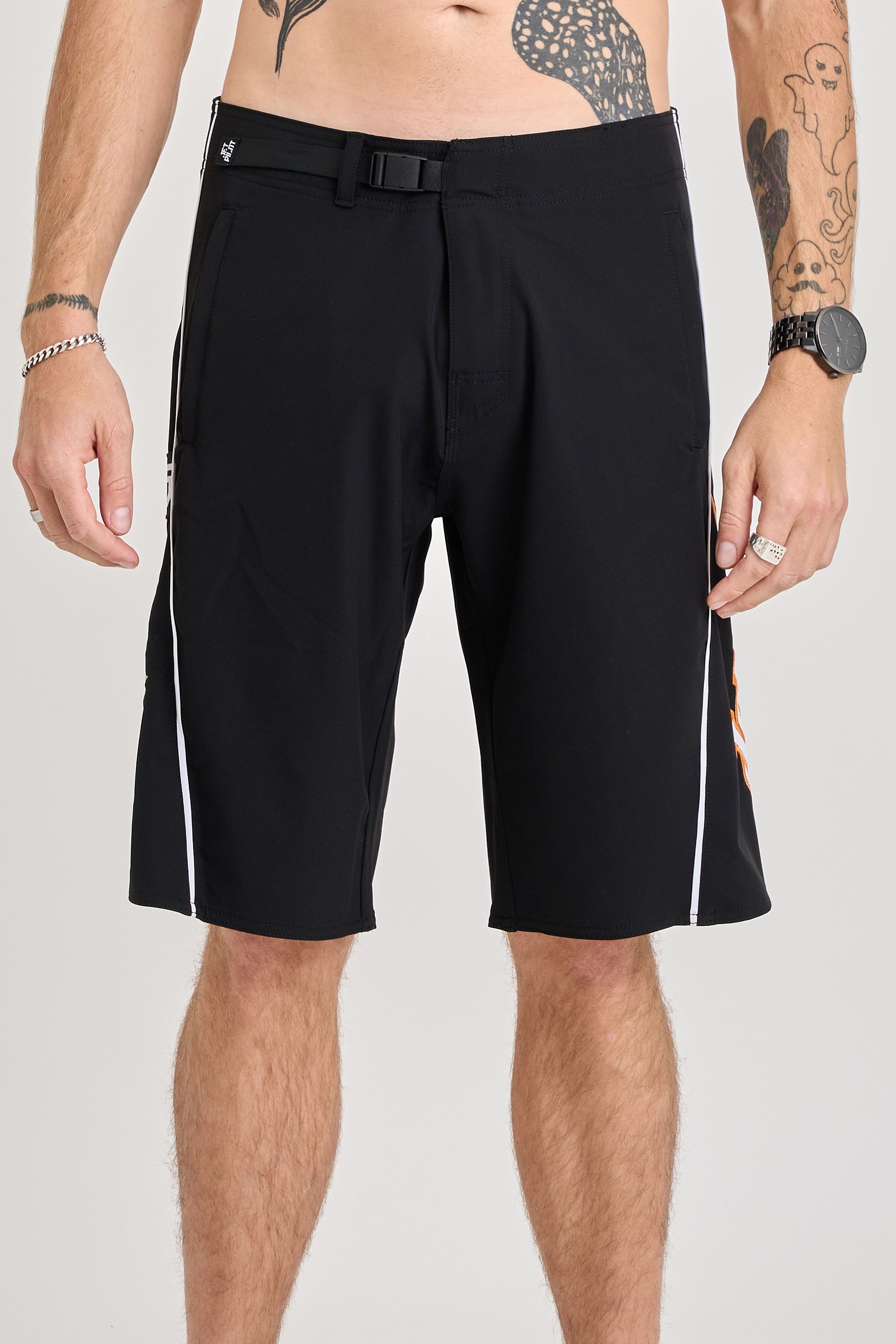 Jetpilot Track Day Boardshort - Black 1