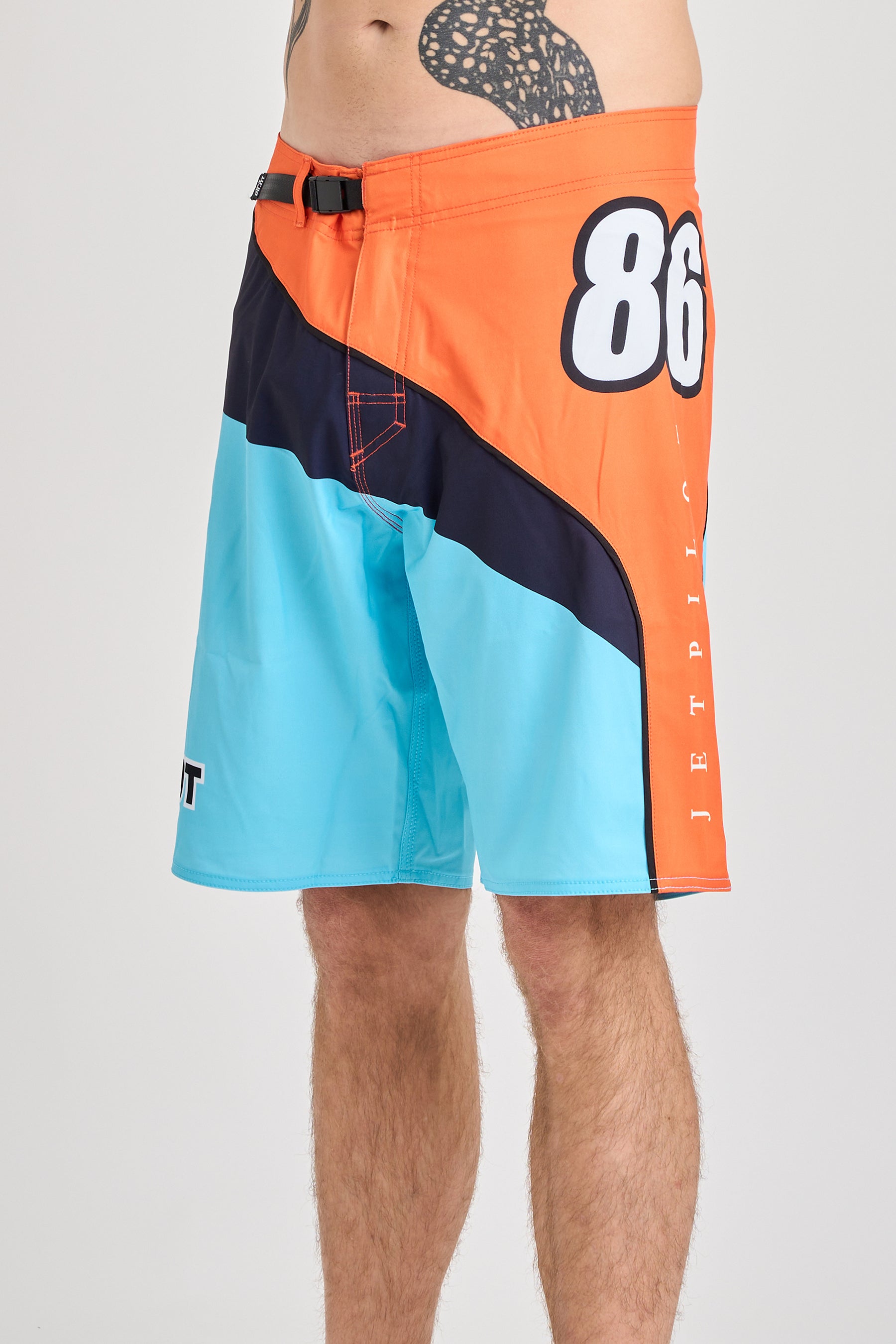 Jetpilot Squadron Boardshort - Blue 2