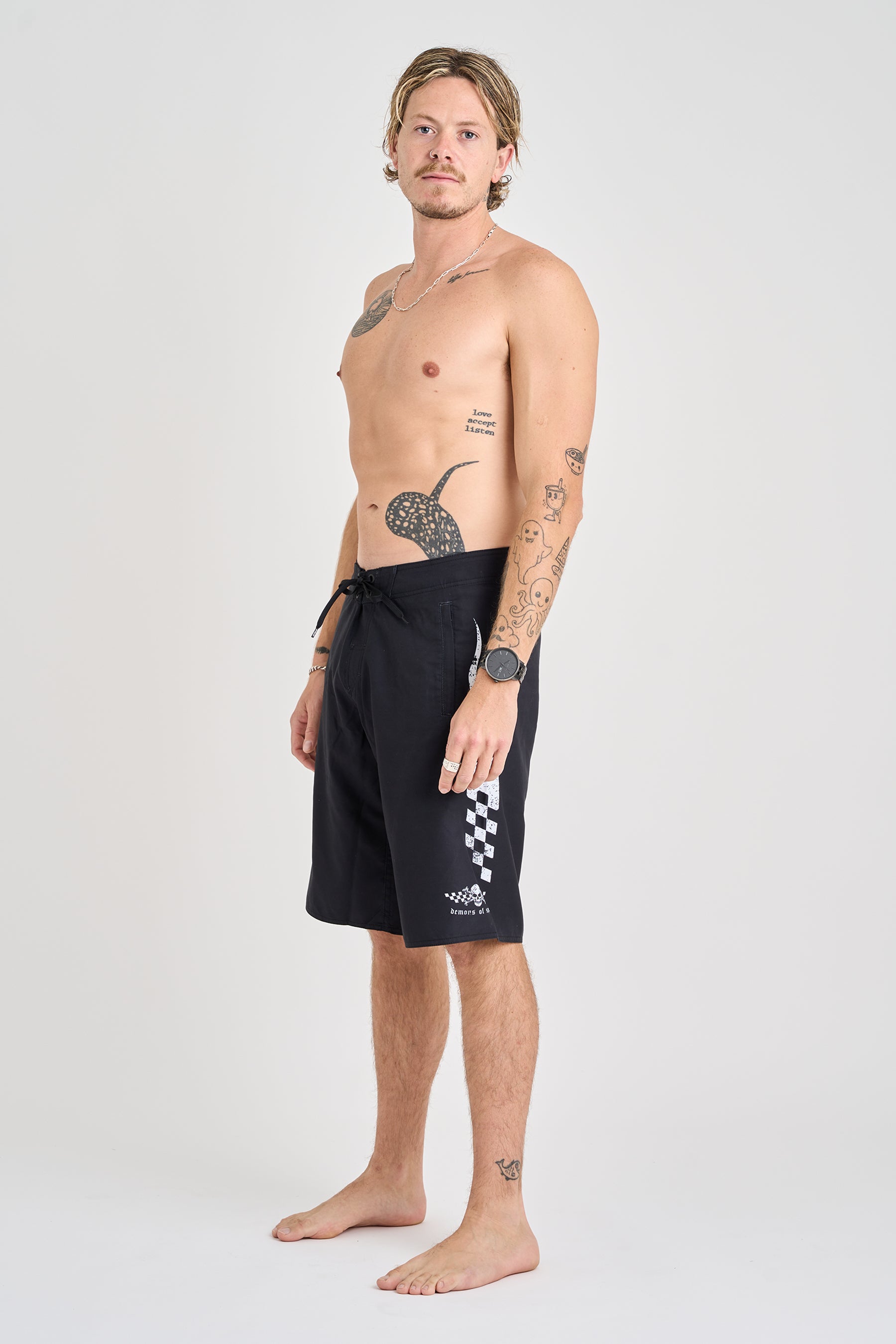 Jetpilot Live Fast Boardshort - Black 6