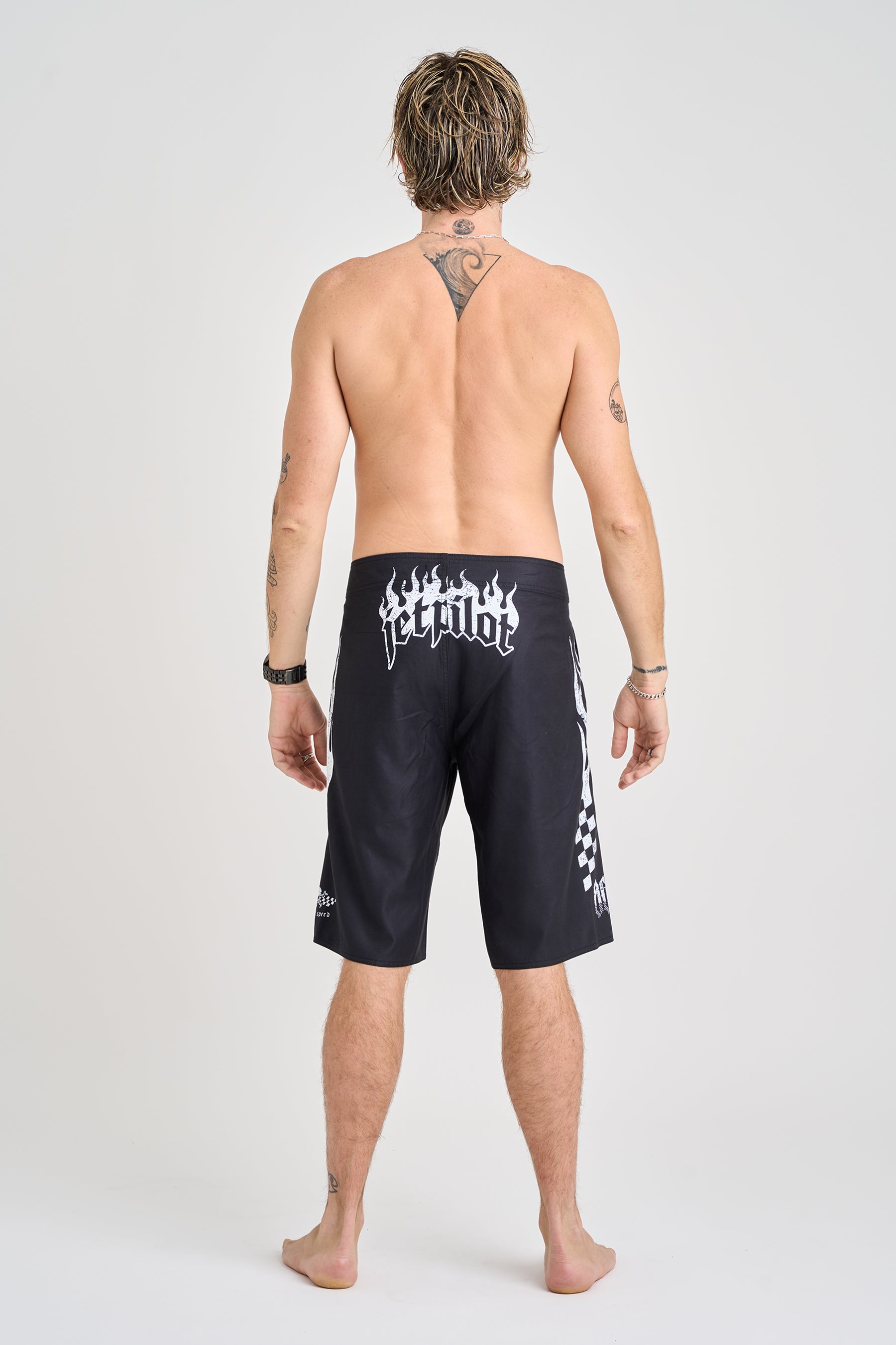 Jetpilot Live Fast Boardshort - Black 7