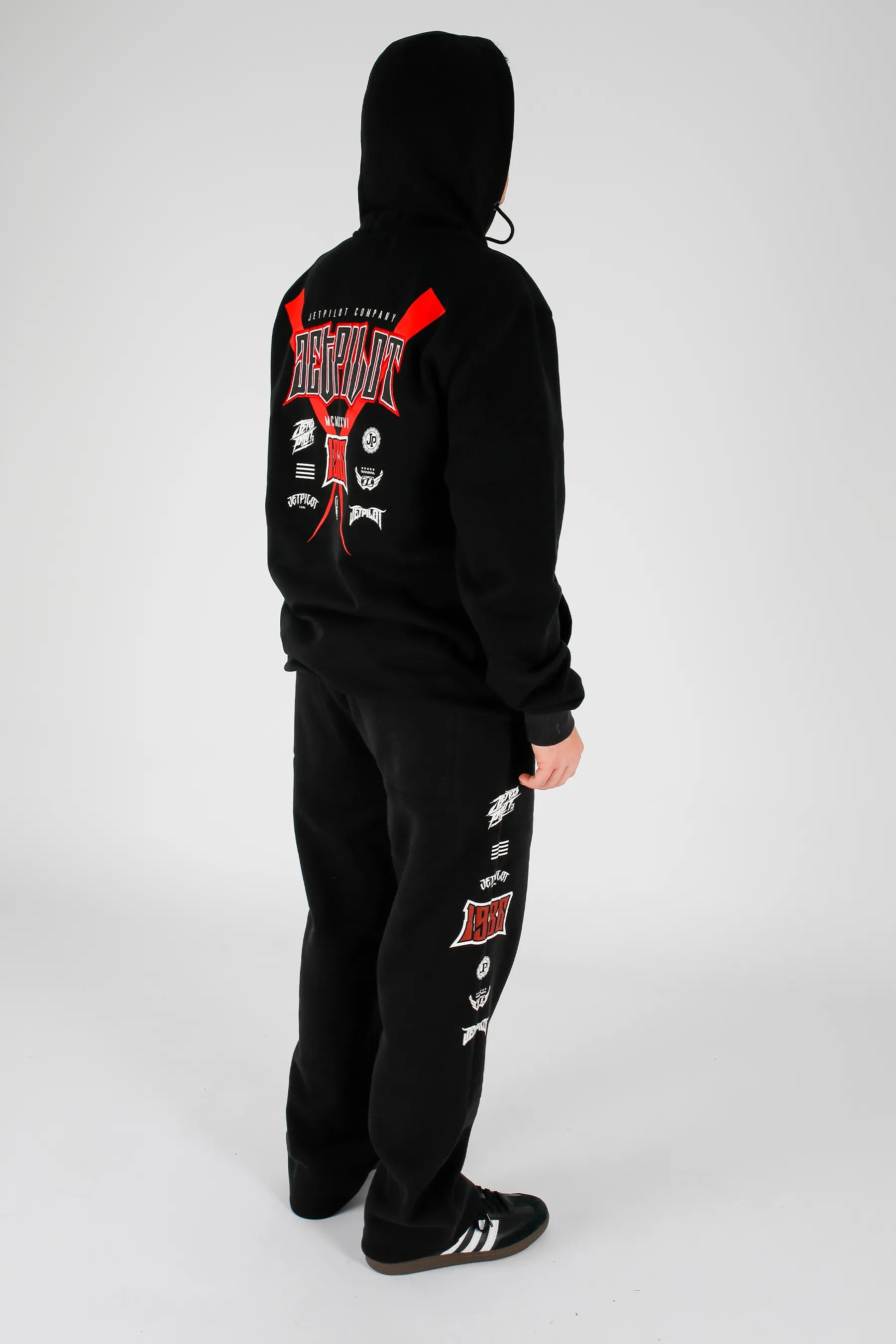 Jetpilot Legacy Trackpant - Black - photo 4 — view 4 (3)