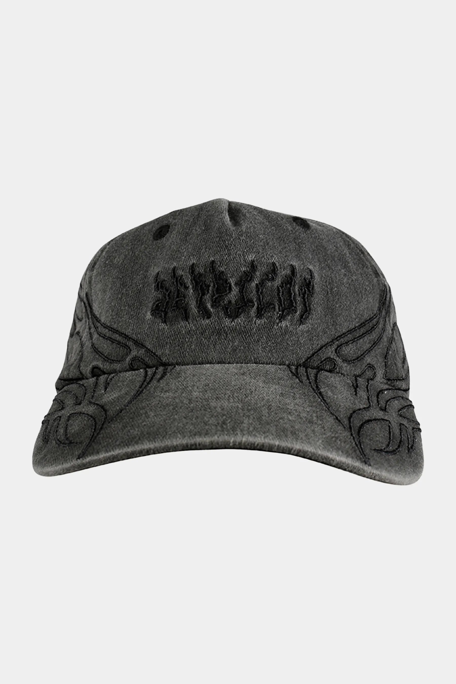 Jetpilot Vine Snapback Cap - Washed Black — image 3